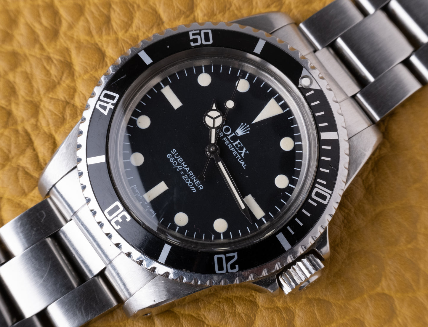 ROLEX Submariner Ref. 5513 Mk5 Maxi Dial (Box, Booklet, Service Papers + Guarantee)  (1984)