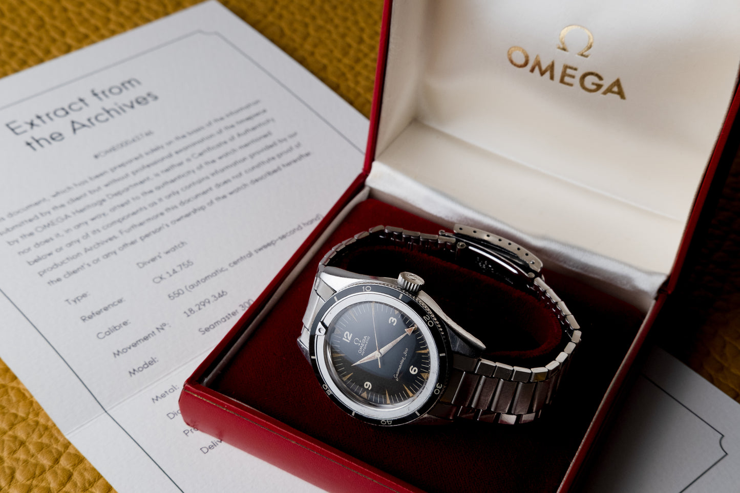 OMEGA Seamaster 300 CK 14755-61 SC (1962)