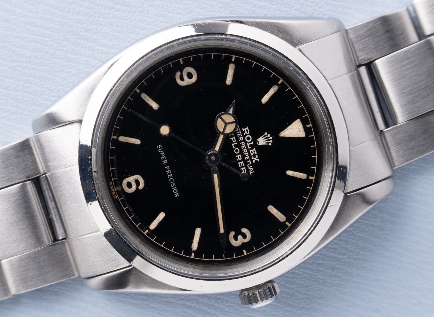 ROLEX Explorer Ref. 5504 Chapter Ring Gloss "Exclamation Point" Dial (1963)
