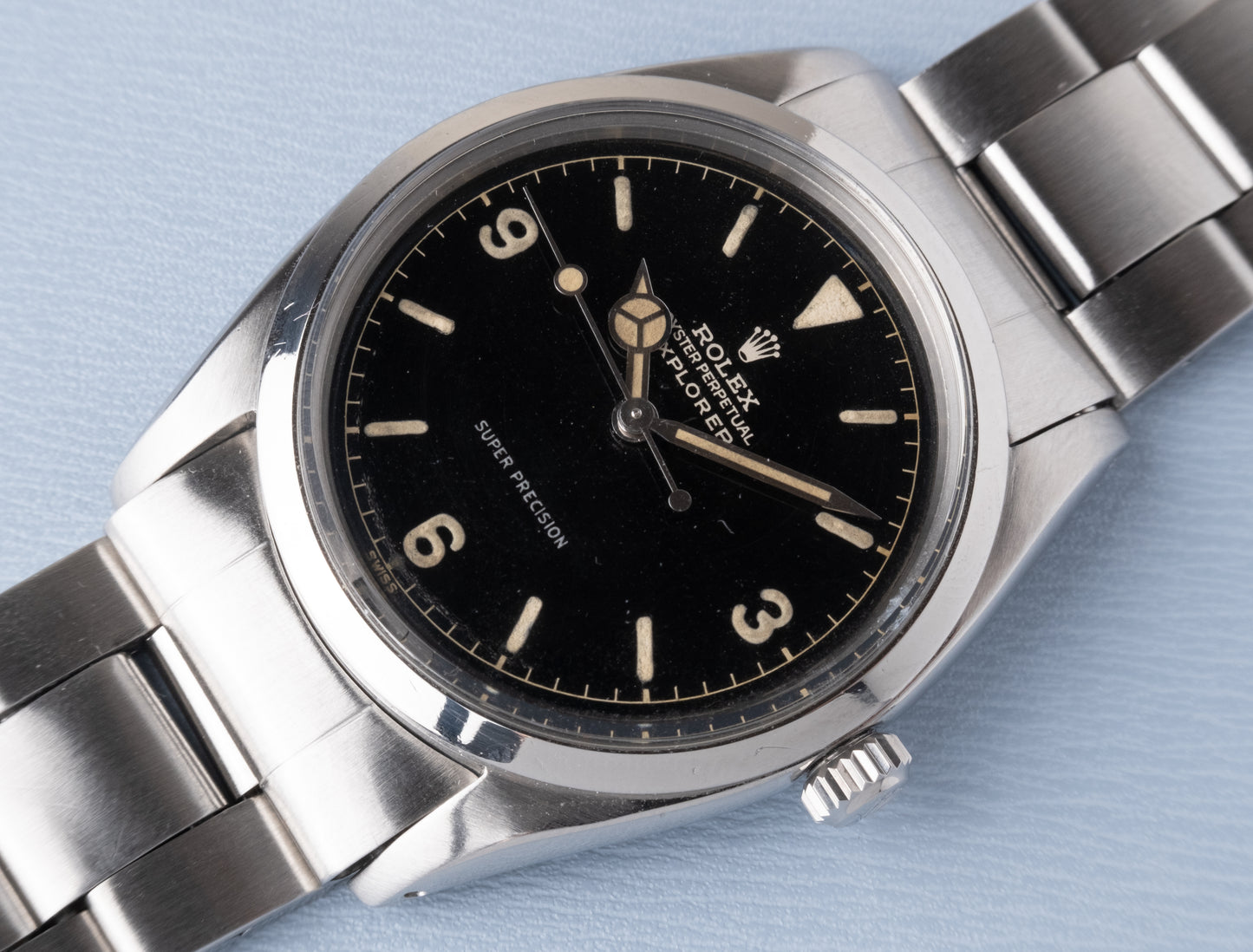 ROLEX Explorer Ref. 5504 Chapter Ring Gloss "Exclamation Point" Dial (1963)