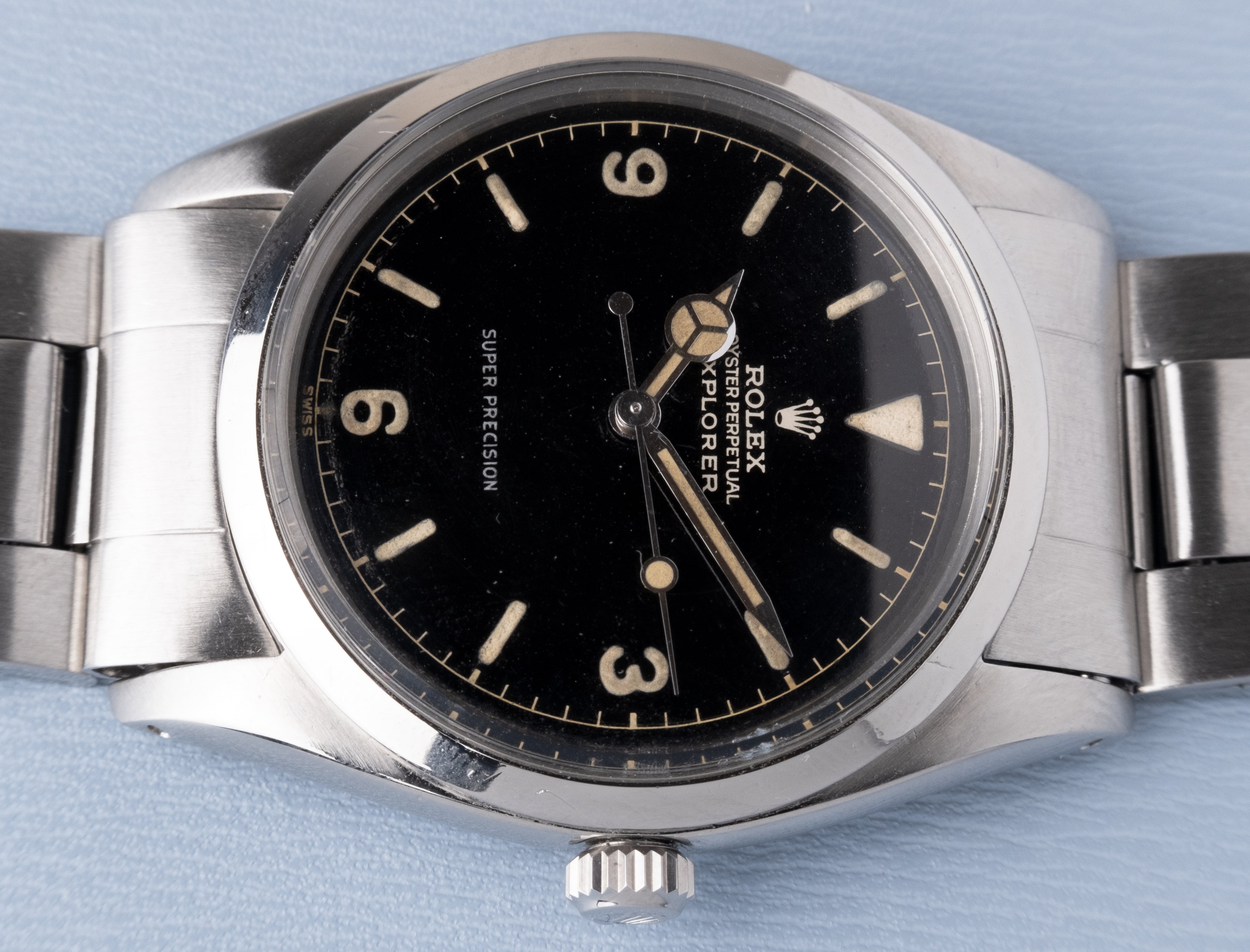 ROLEX Explorer Ref. 5504 Chapter Ring Gloss "Exclamation Point" Dial (1963)