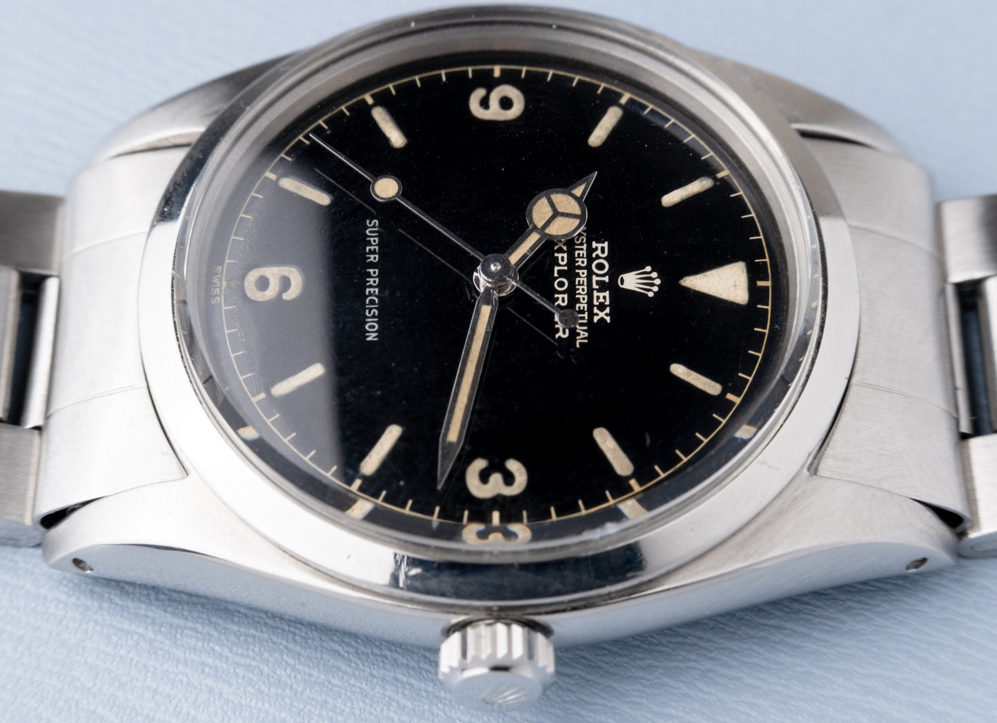 ROLEX Explorer Ref. 5504 Chapter Ring Gloss "Exclamation Point" Dial (1963)