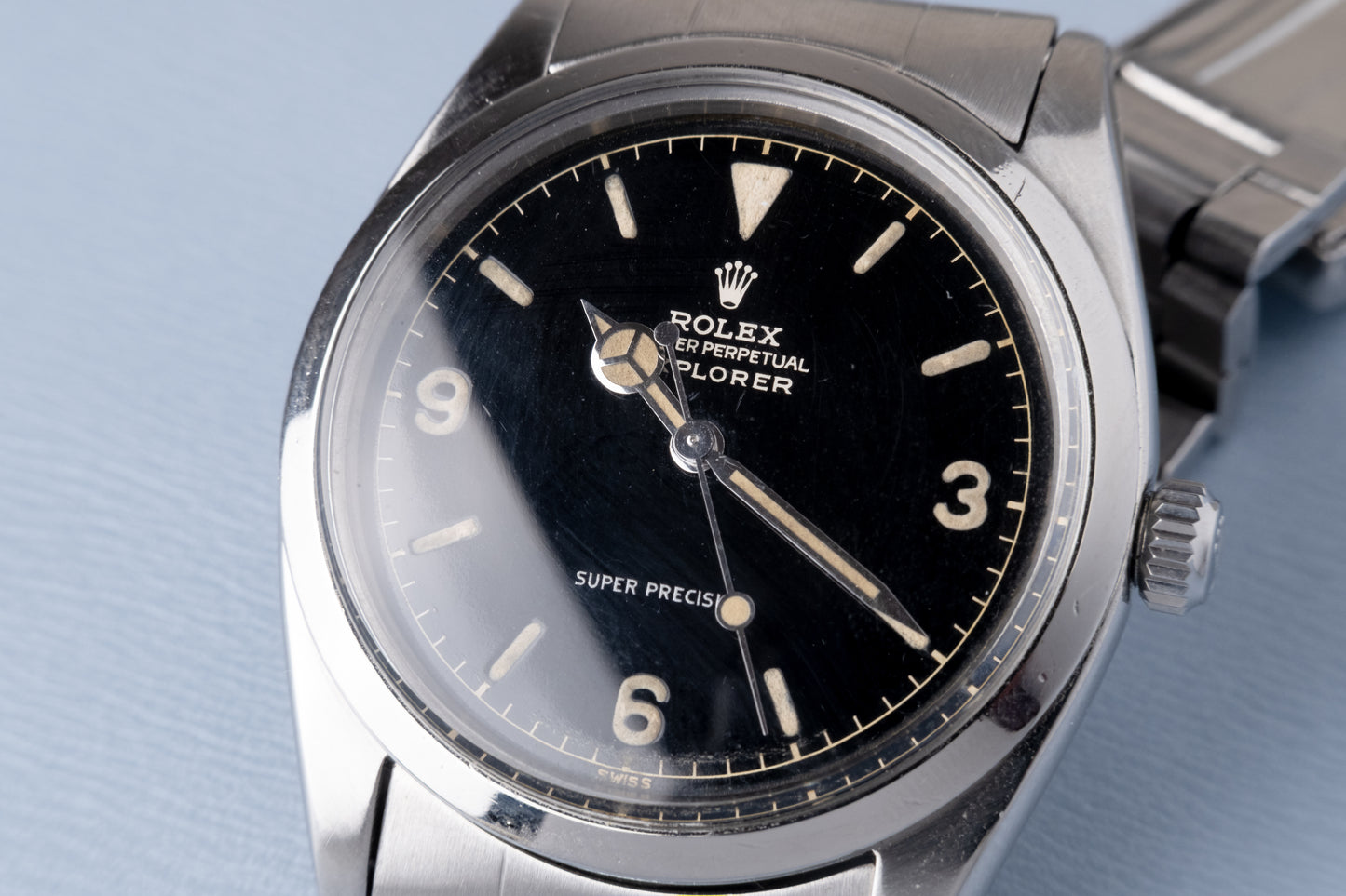 ROLEX Explorer Ref. 5504 Chapter Ring Gloss "Exclamation Point" Dial (1963)
