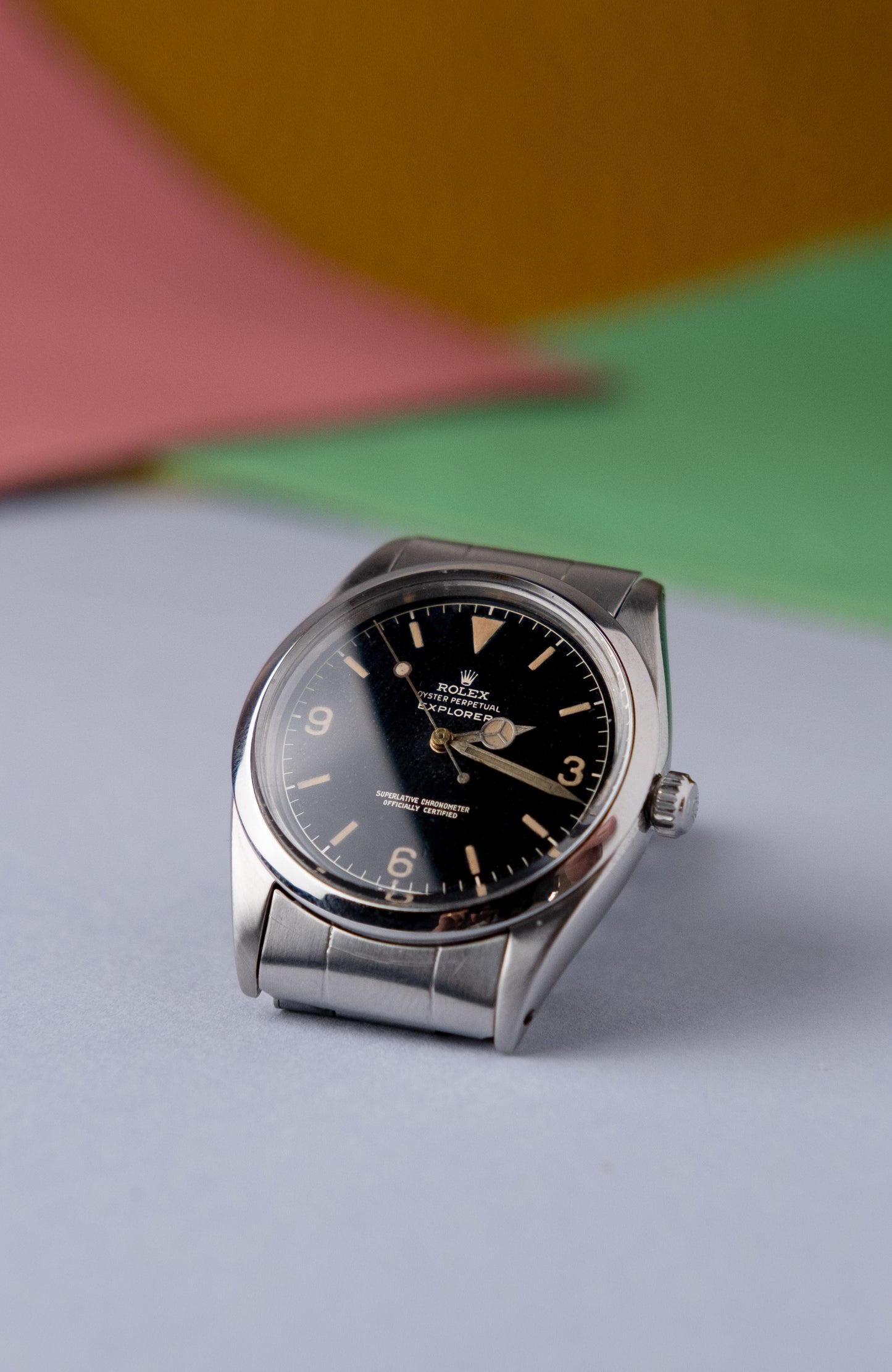 ROLEX Explorer Ref. 1016 Chapter Ring Gilt Gloss Dial (1960)