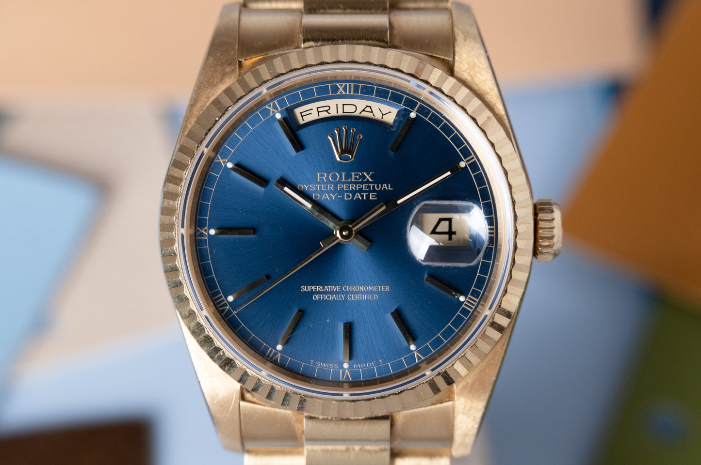 ROLEX Day Date 18ct Gold Ref. 18238 (1991)