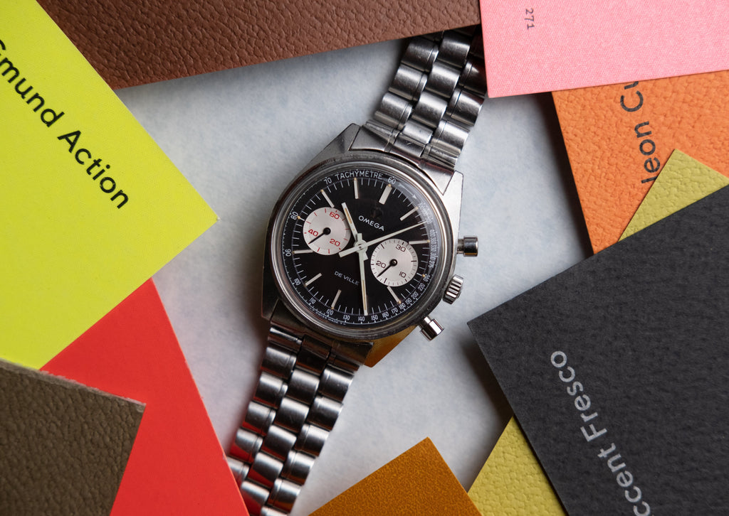 OMEGA De Ville Chronograph Grey Dial Ref. 145.017 (1970)