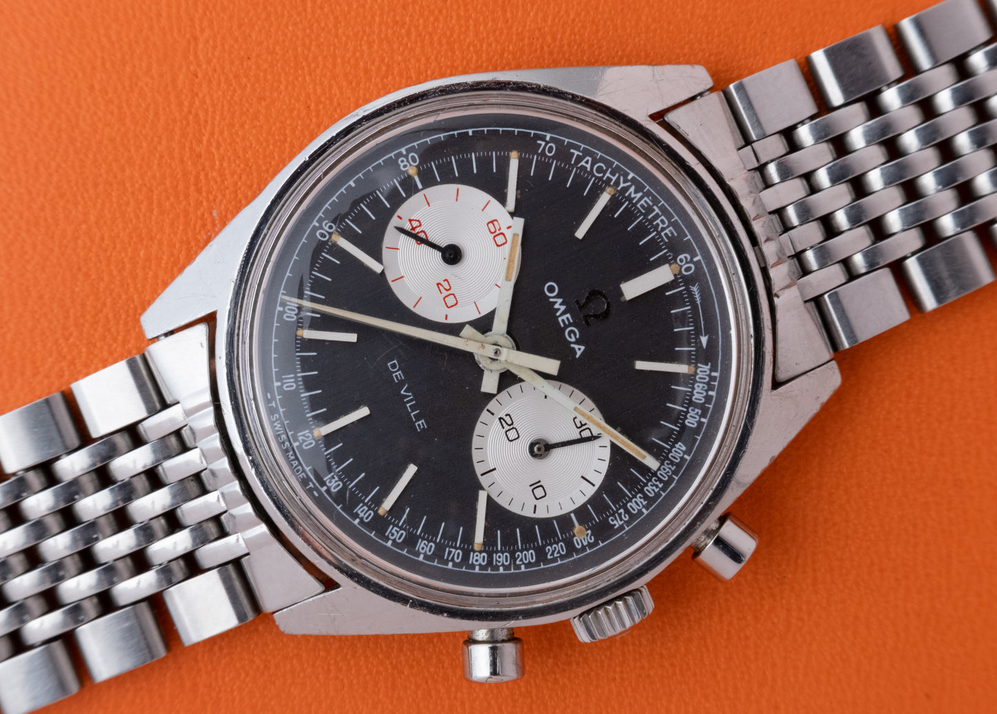 OMEGA De Ville Chronograph Grey Dial Ref. 145.017 (1970)