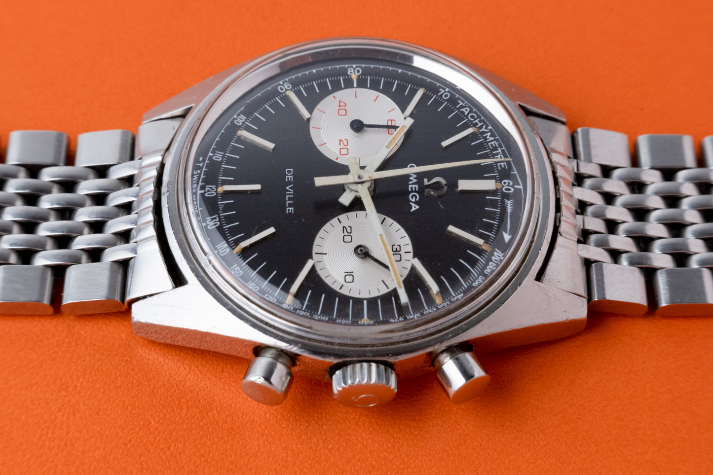 OMEGA De Ville Chronograph Grey Dial Ref. 145.017 (1970)