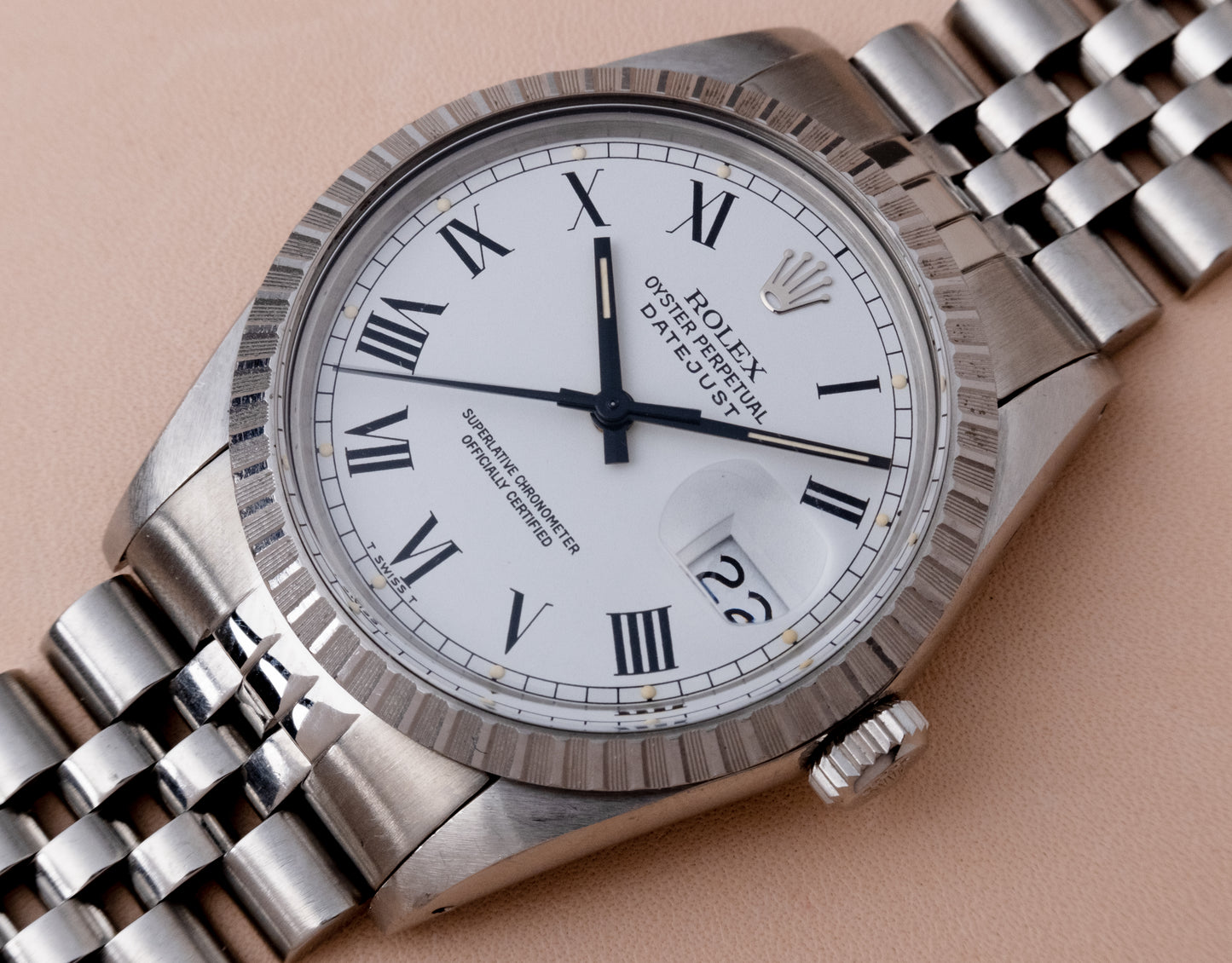 ROLEX Oyster Perpetual Datejust Ref. 16030 Buckley Dial (1985)
