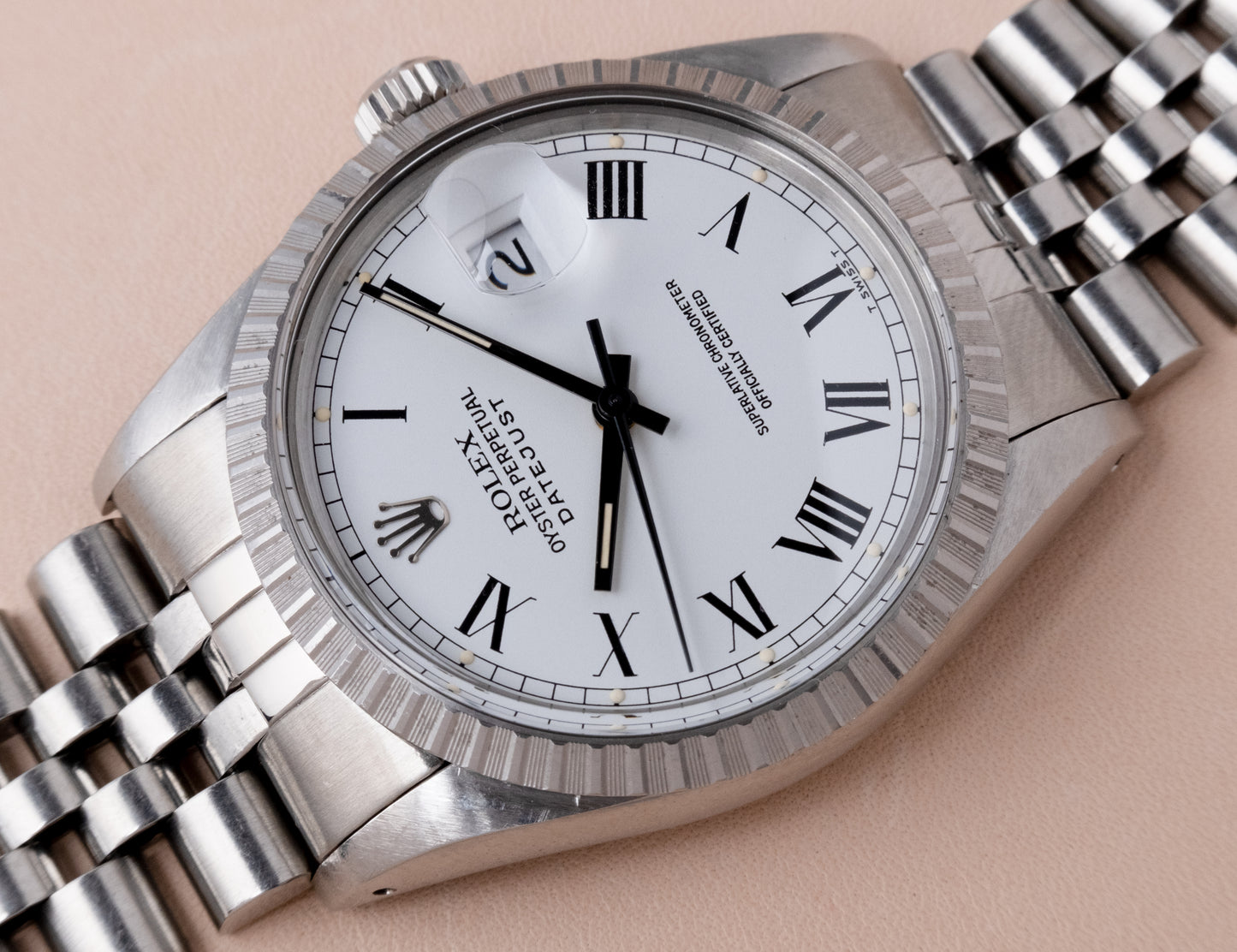 ROLEX Oyster Perpetual Datejust Ref. 16030 Buckley Dial (1985)