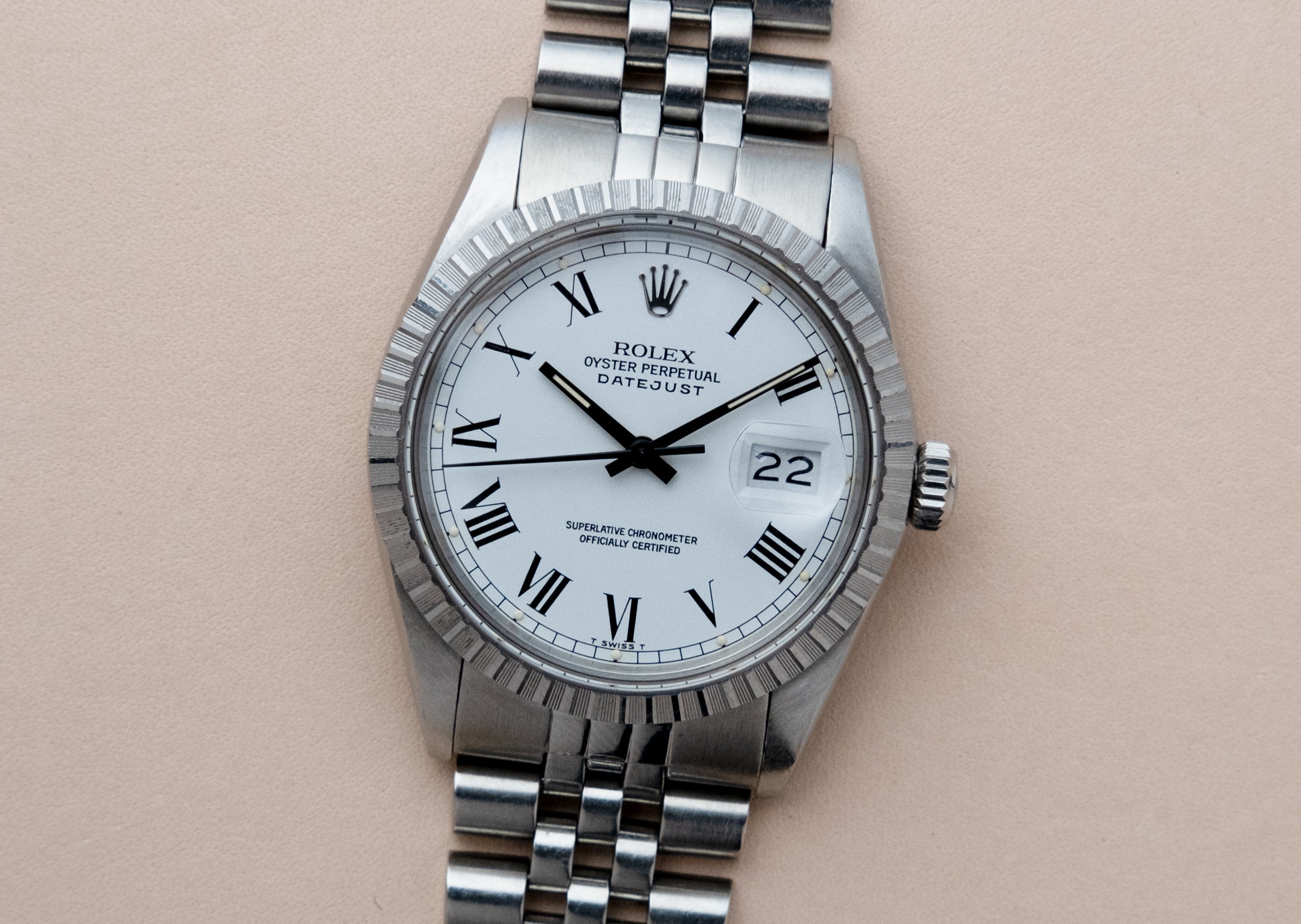 ROLEX Oyster Perpetual Datejust Ref. 16030 Buckley Dial (1985)