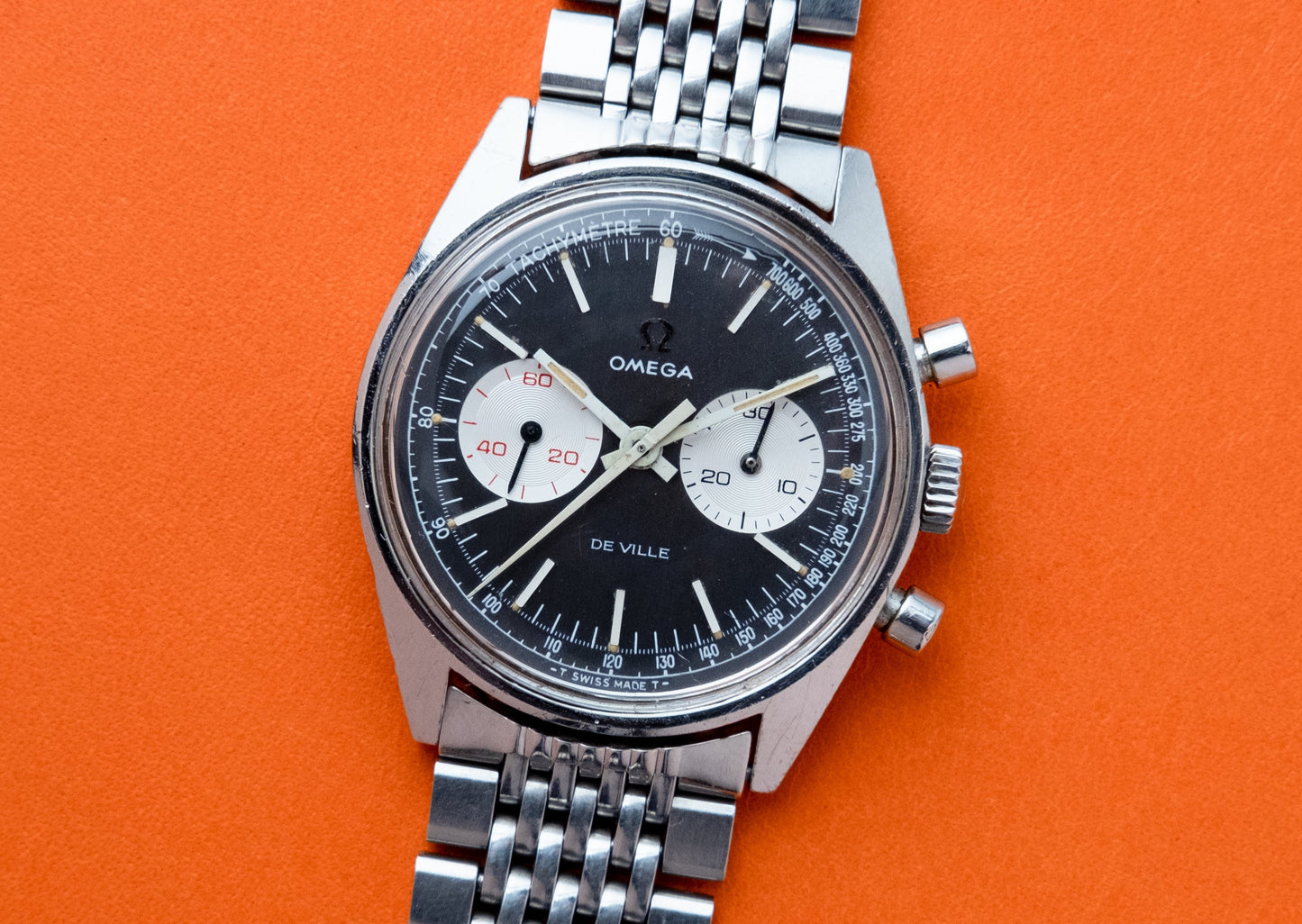 OMEGA De Ville Chronograph Grey Dial Ref. 145.017 (1970)