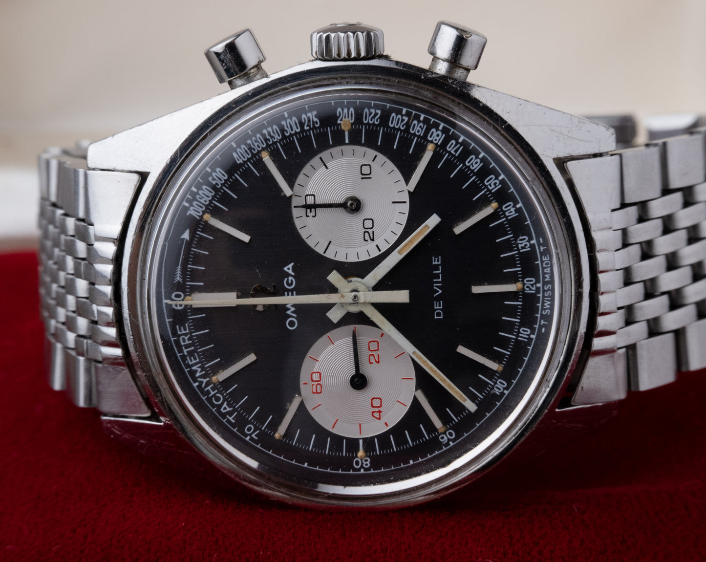 OMEGA De Ville Chronograph Grey Dial Ref. 145.017 (1970)