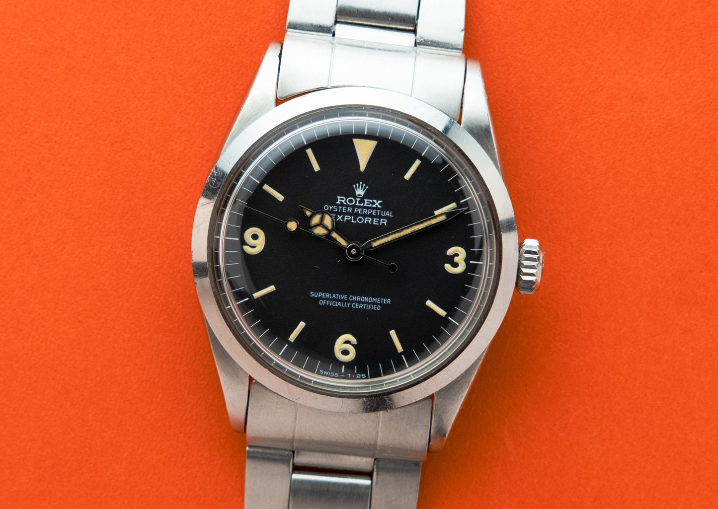 ROLEX Explorer Ref. 1016 Frogfoot Matte Dial + Box & Service Book (1967)