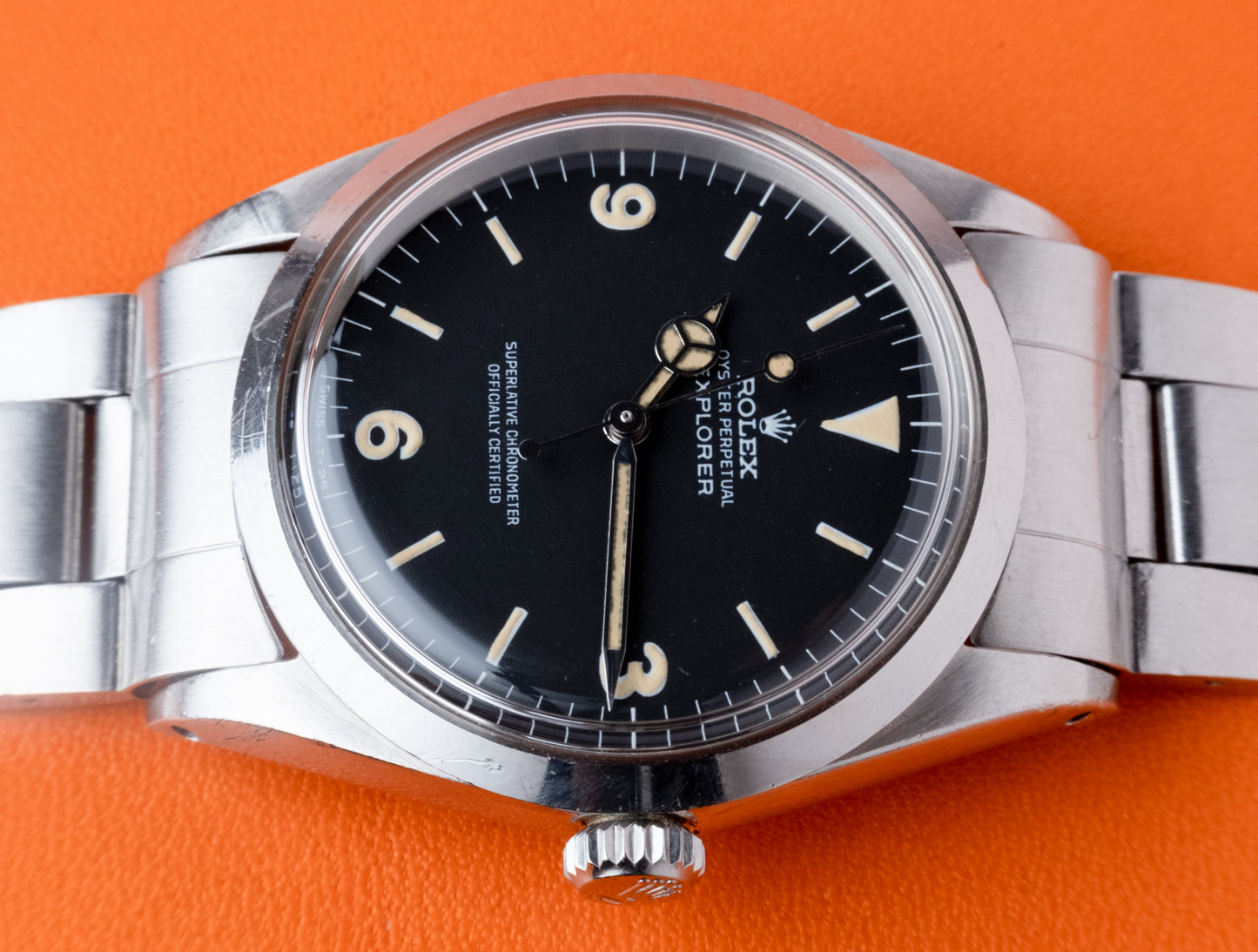 ROLEX Explorer Ref. 1016 Frogfoot Matte Dial + Box & Service Book (1967)