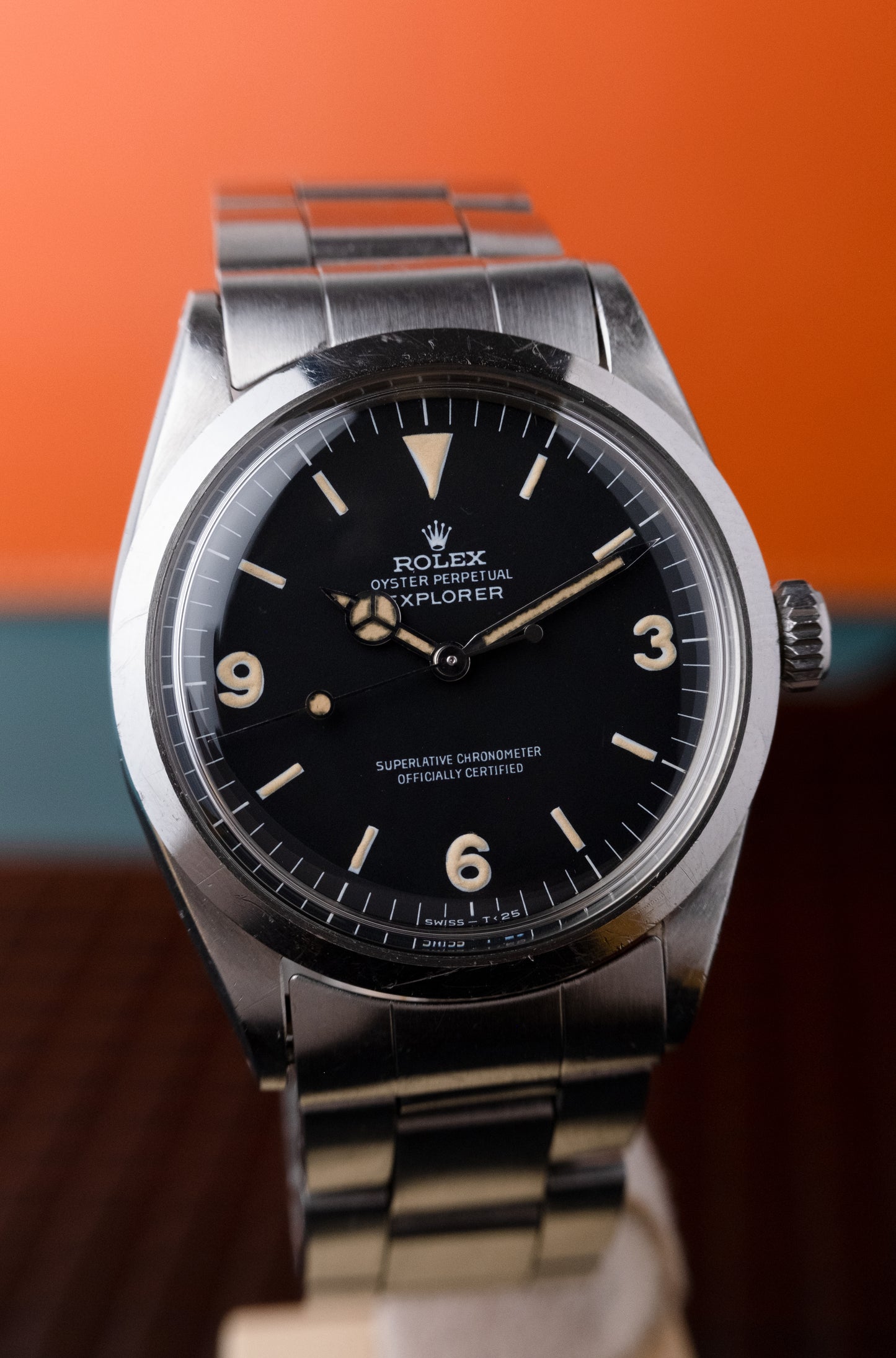 ROLEX Explorer Ref. 1016 Frogfoot Matte Dial + Box & Service Book (1967)