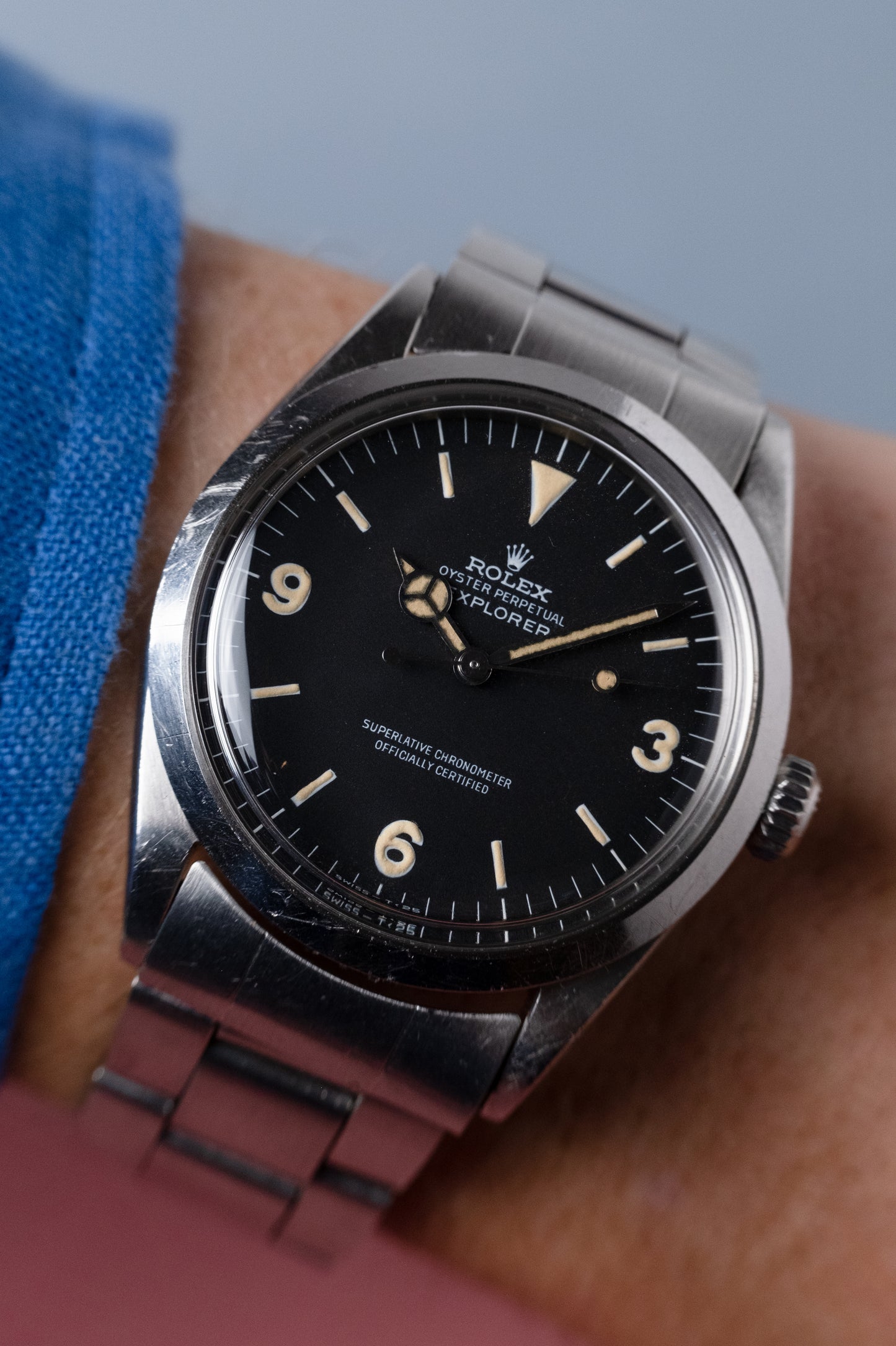 ROLEX Explorer Ref. 1016 Frogfoot Matte Dial + Box & Service Book (1967)