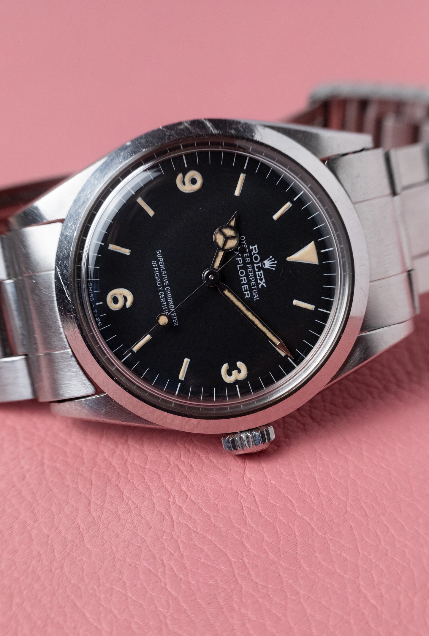 ROLEX Explorer Ref. 1016 Frogfoot Matte Dial + Box & Service Book (1967)