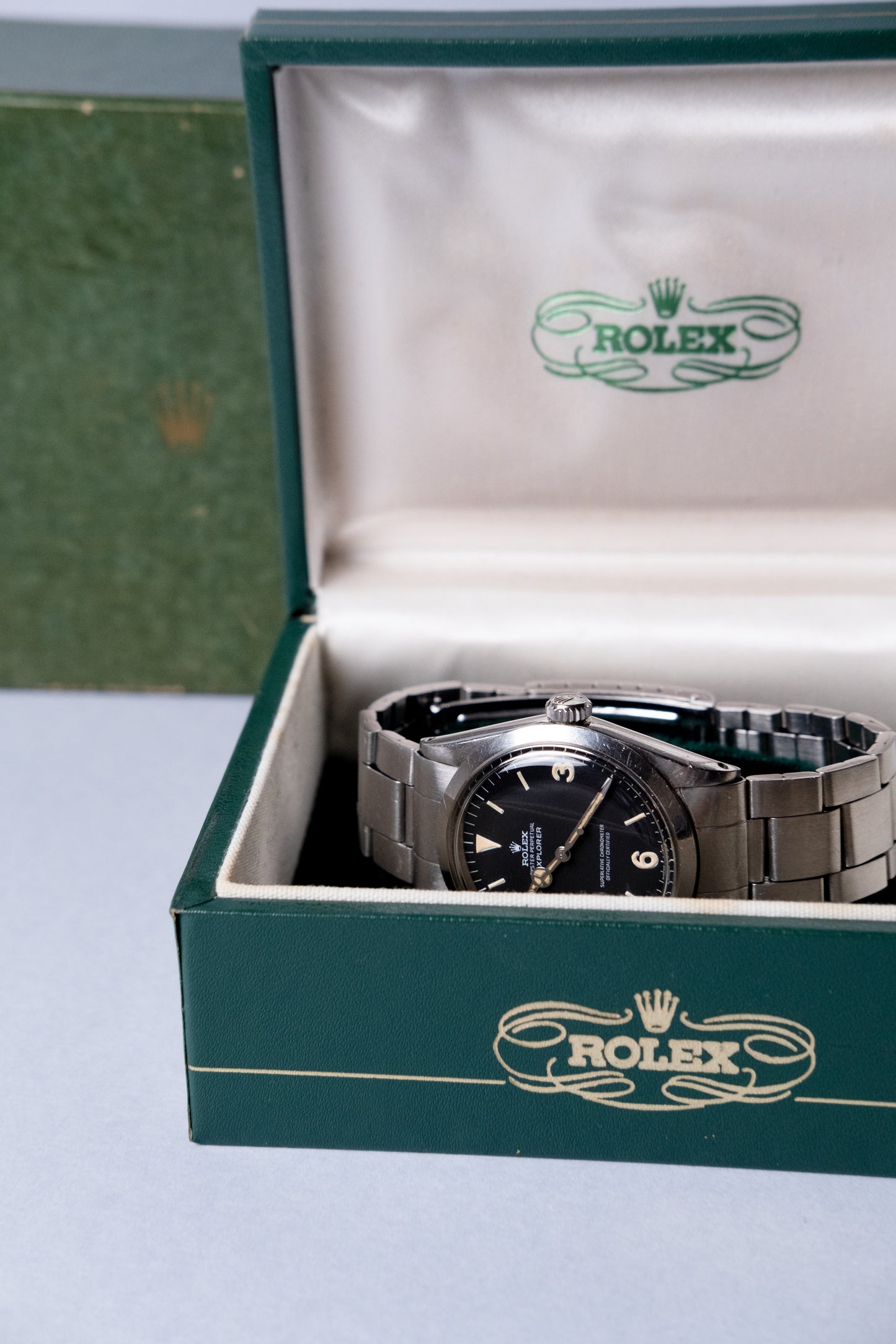 ROLEX Explorer Ref. 1016 Frogfoot Matte Dial + Box & Service Book (1967)