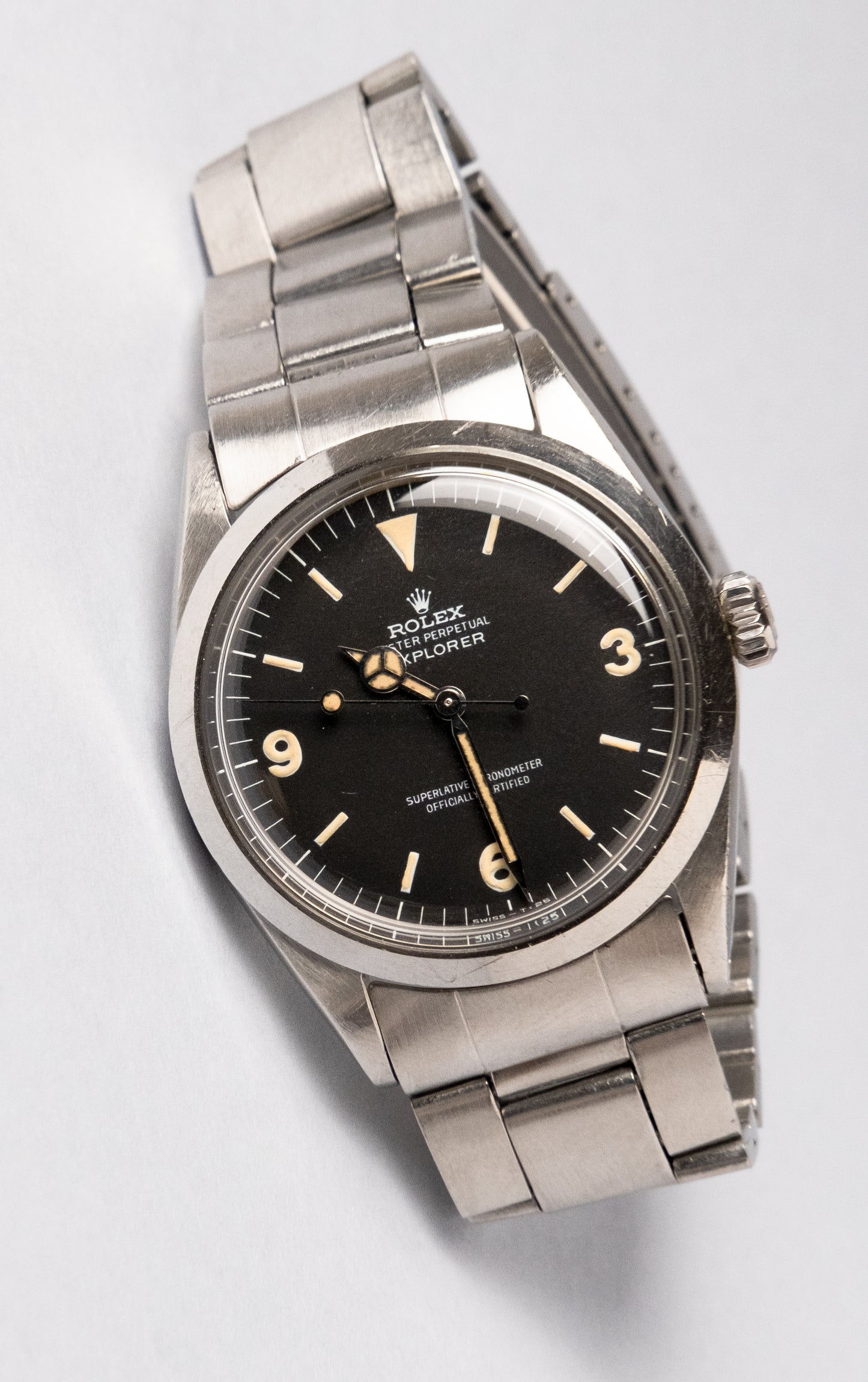 ROLEX Explorer Ref. 1016 Frogfoot Matte Dial + Box & Service Book (1967)
