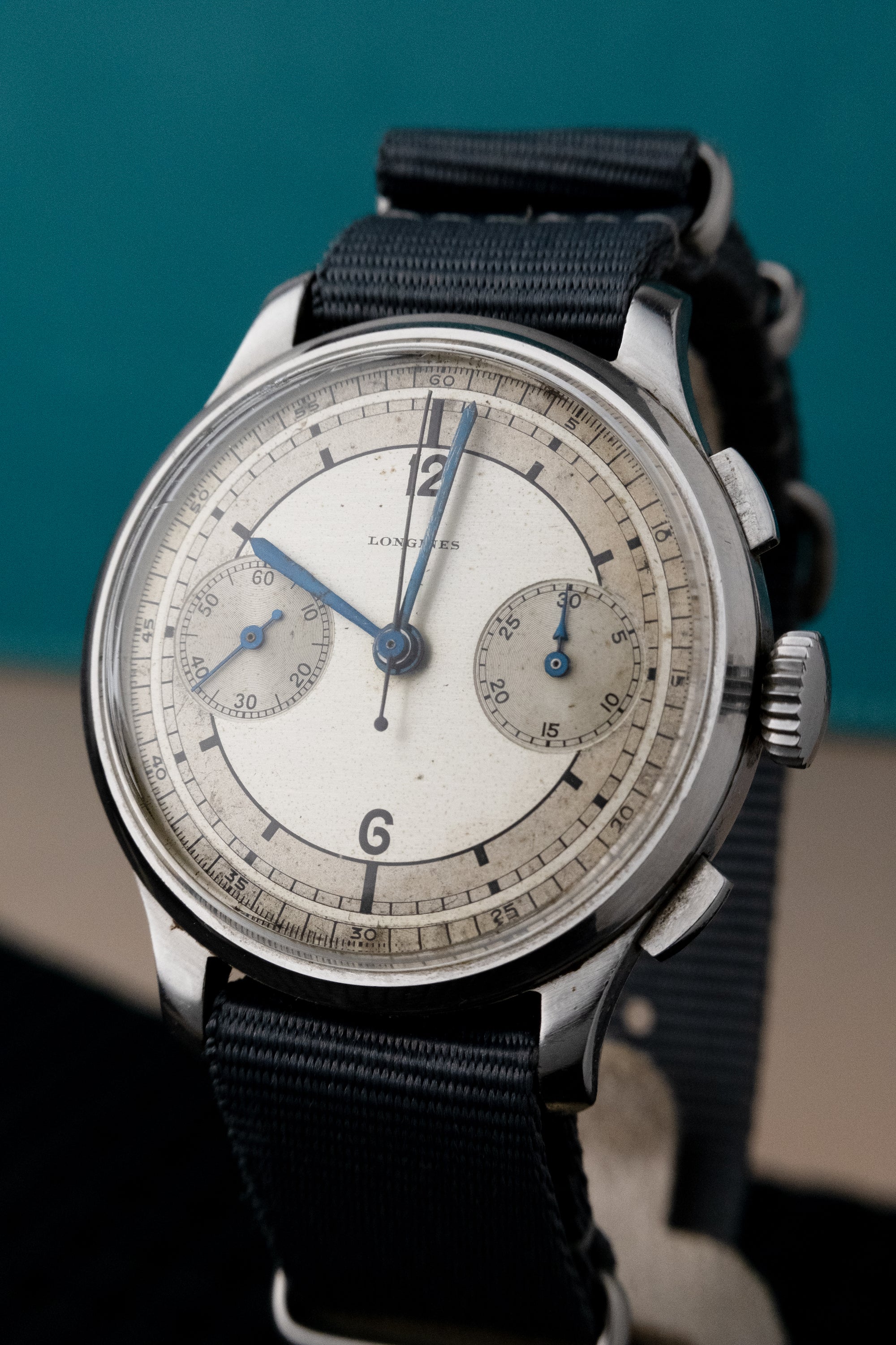 LONGINES Sector Dial Chronograph Valjoux 22GH (1934)