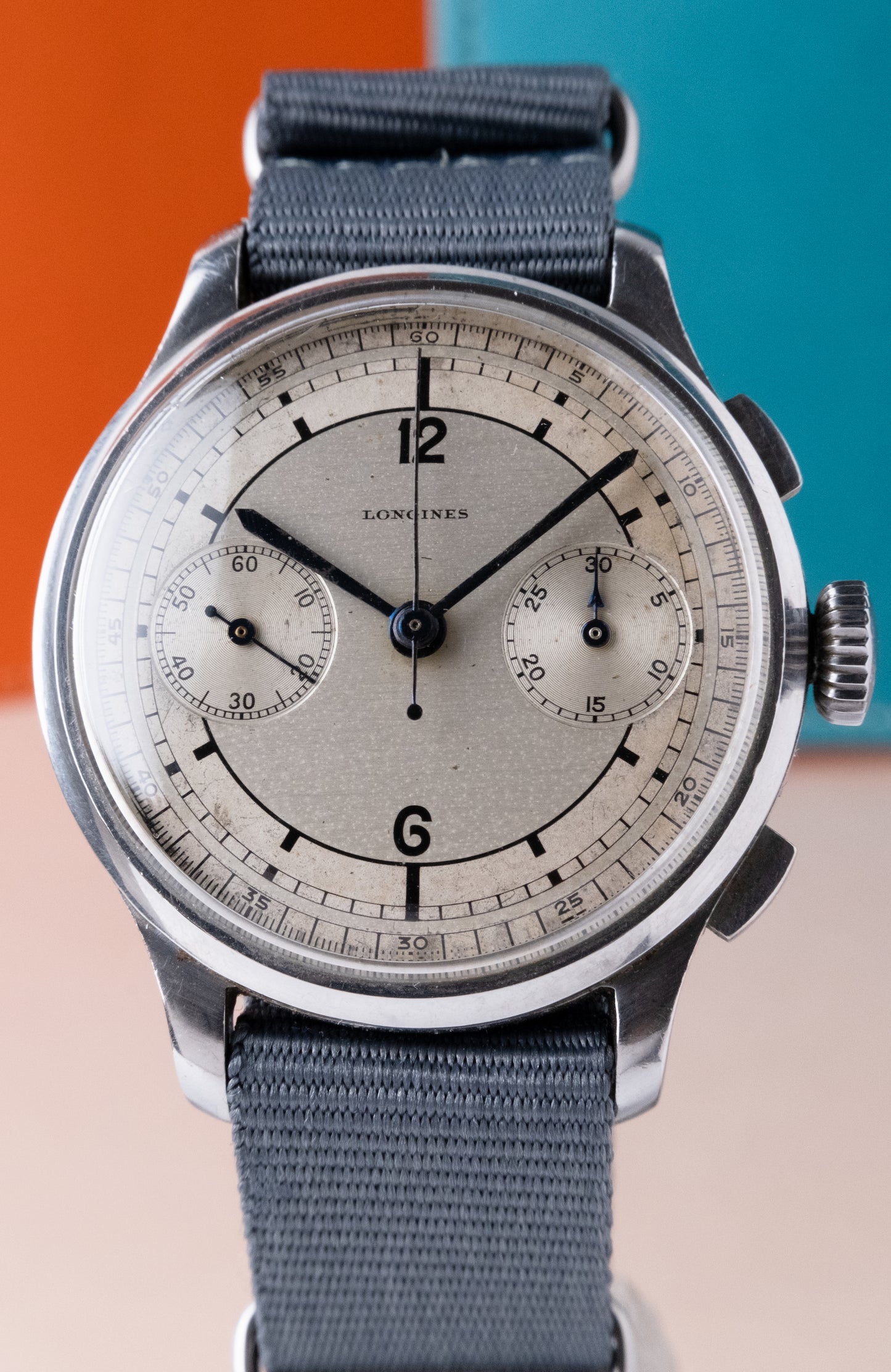 LONGINES Sector Dial Chronograph Valjoux 22GH (1934)
