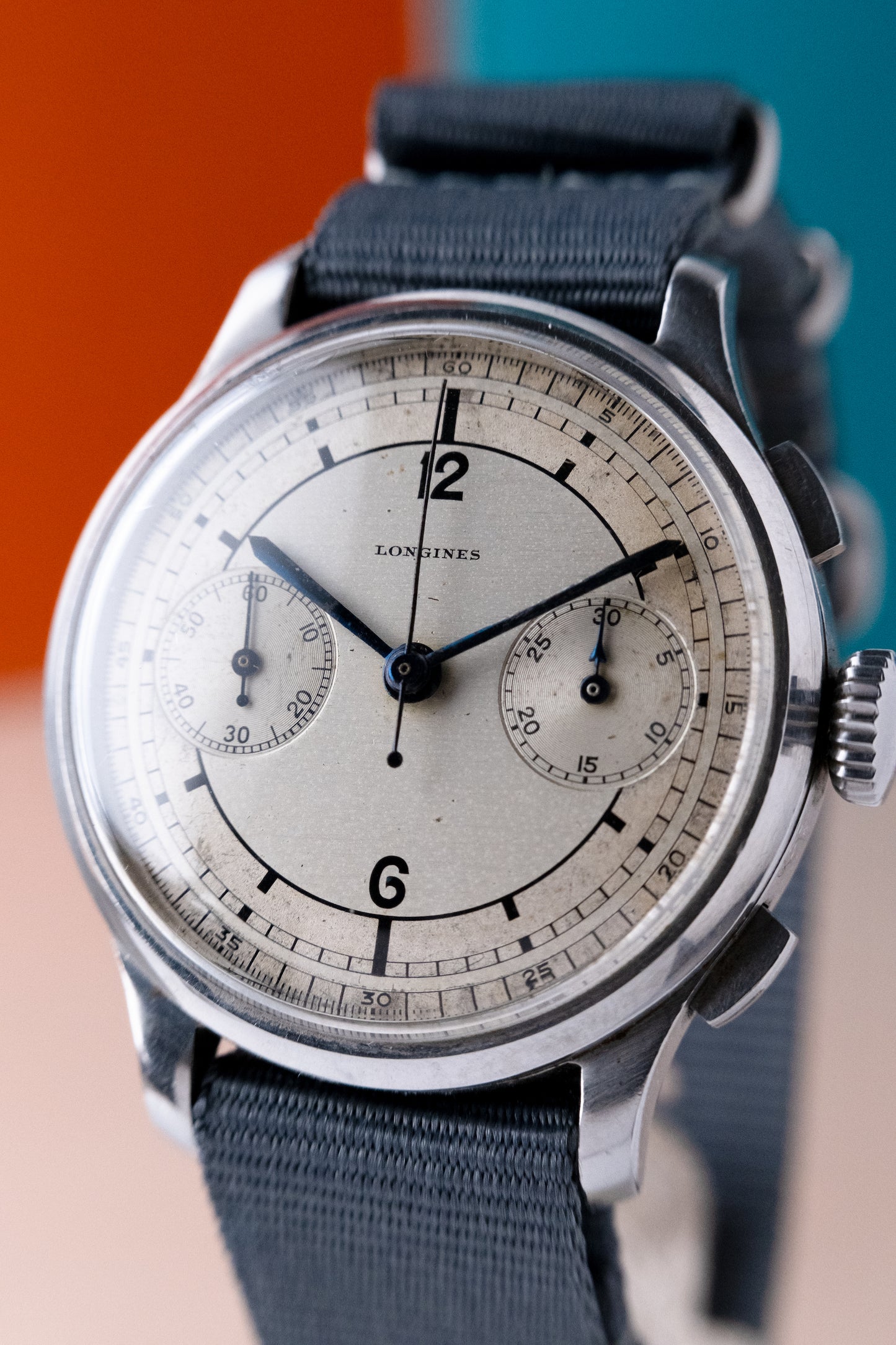 LONGINES Sector Dial Chronograph Valjoux 22GH (1934)