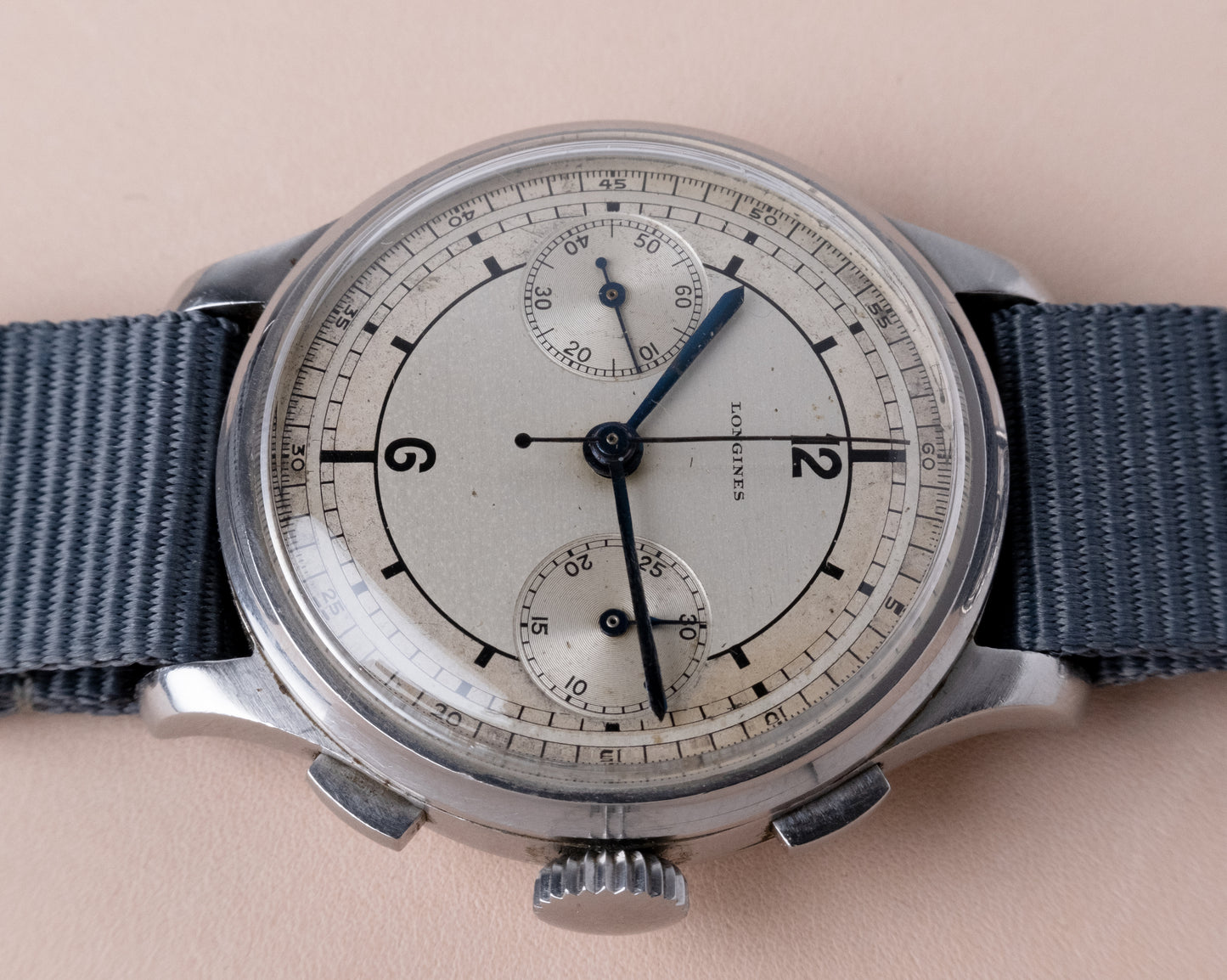 LONGINES Sector Dial Chronograph Valjoux 22GH (1934)
