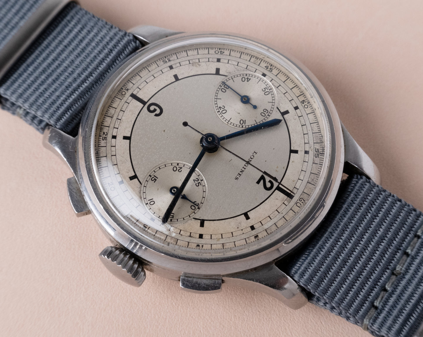 LONGINES Sector Dial Chronograph Valjoux 22GH (1934)