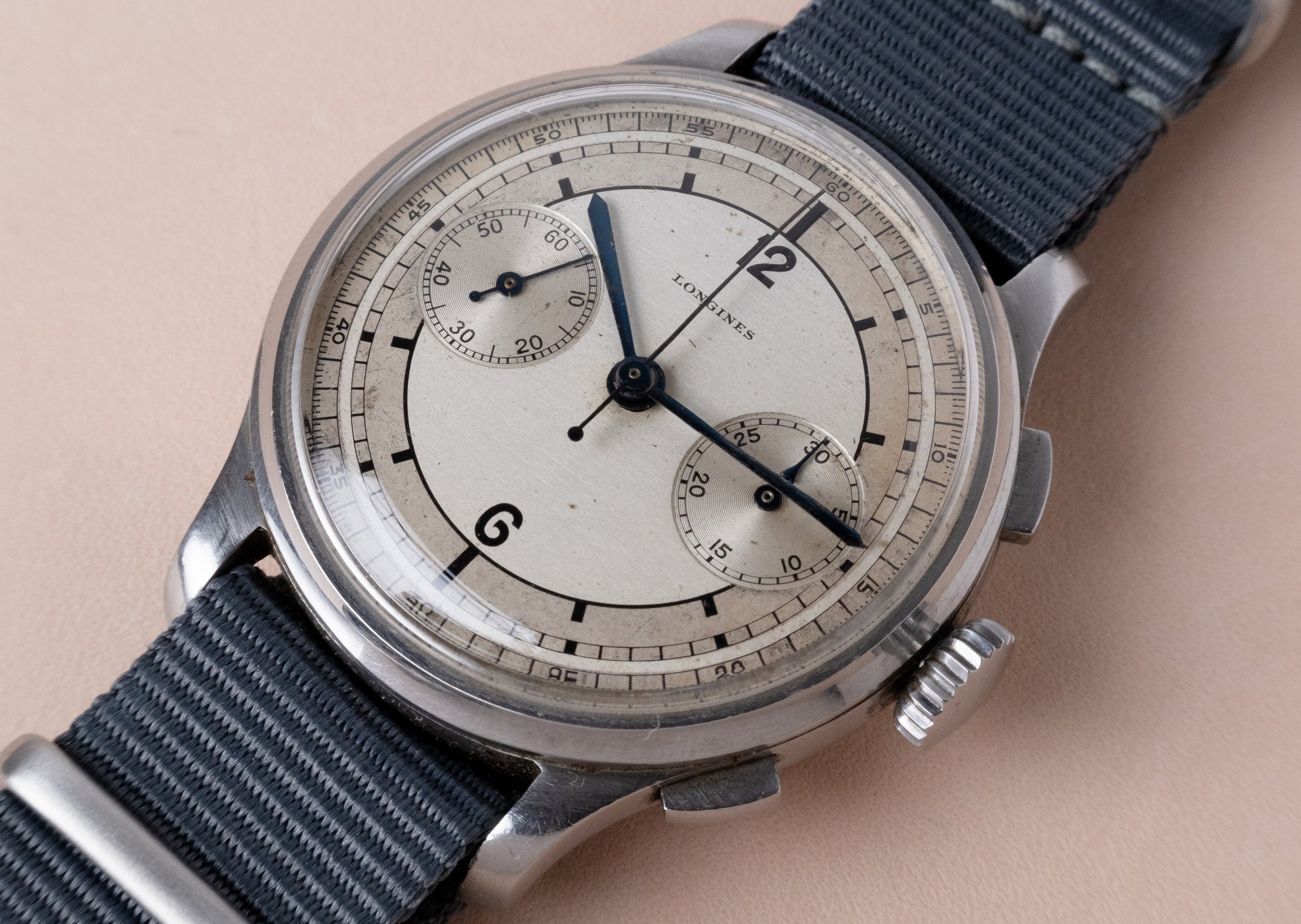 LONGINES Sector Dial Chronograph Valjoux 22GH (1934)