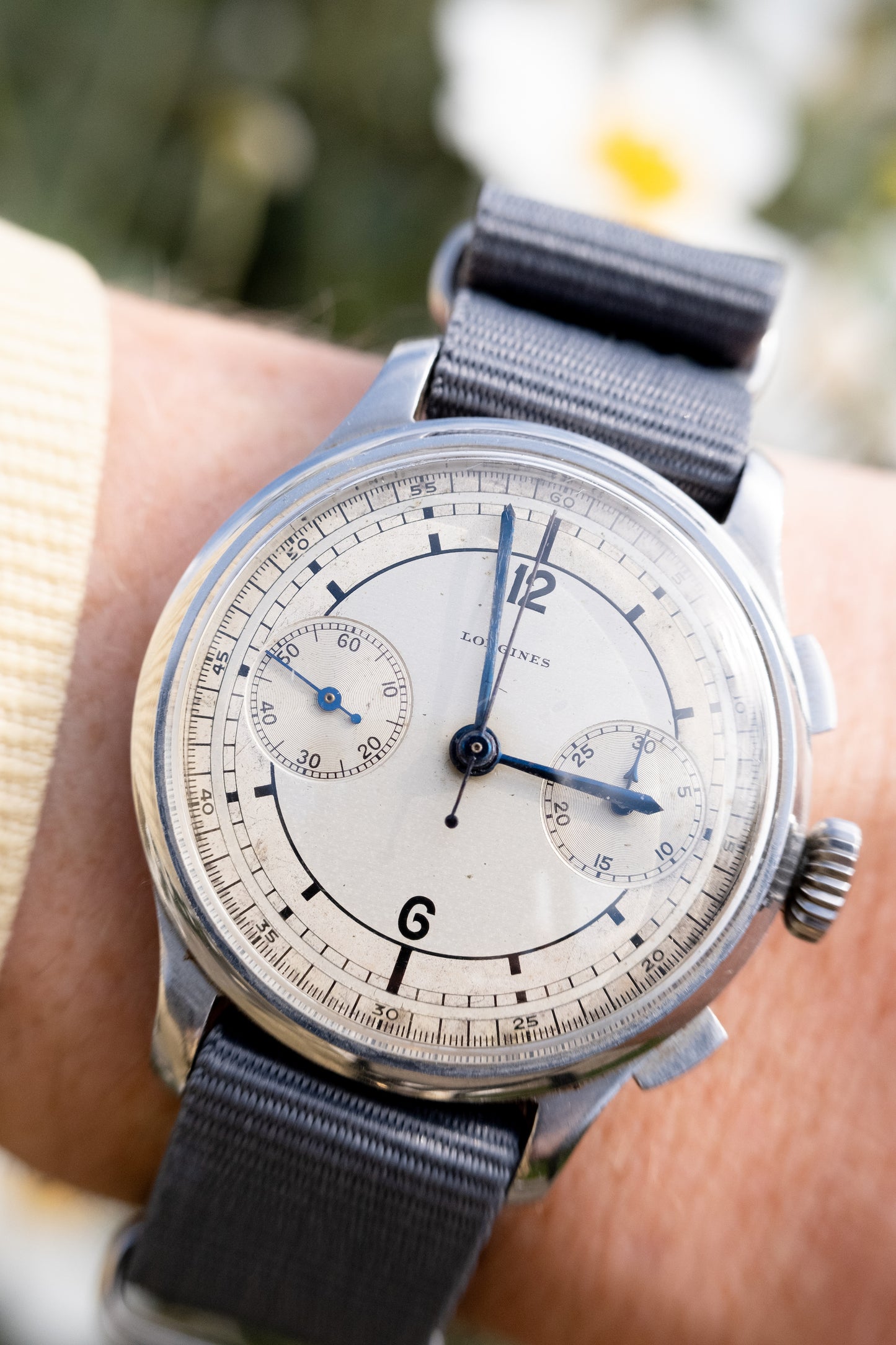 LONGINES Sector Dial Chronograph Valjoux 22GH (1934)