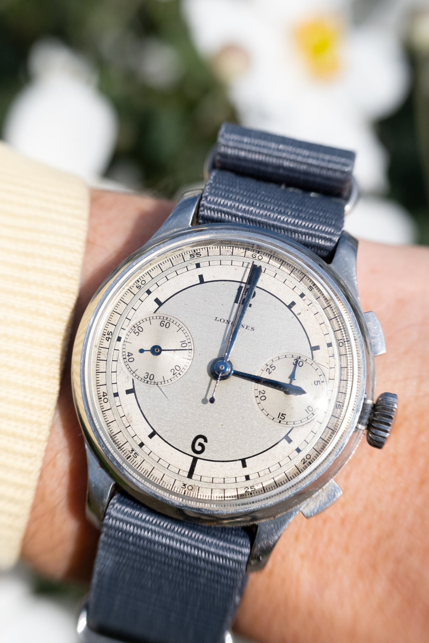 LONGINES Sector Dial Chronograph Valjoux 22GH (1934)