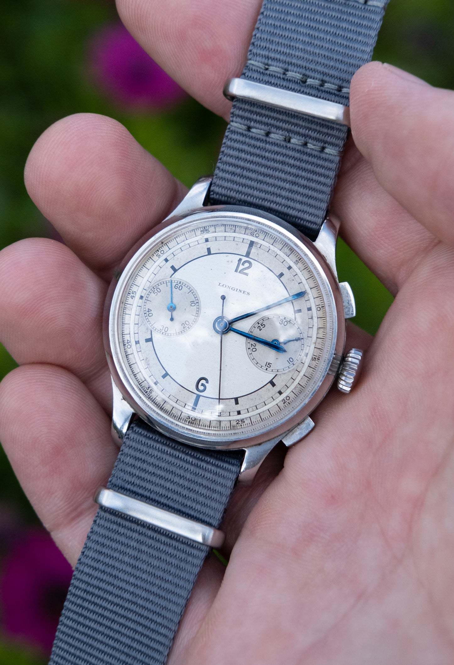 LONGINES Sector Dial Chronograph Valjoux 22GH (1934)