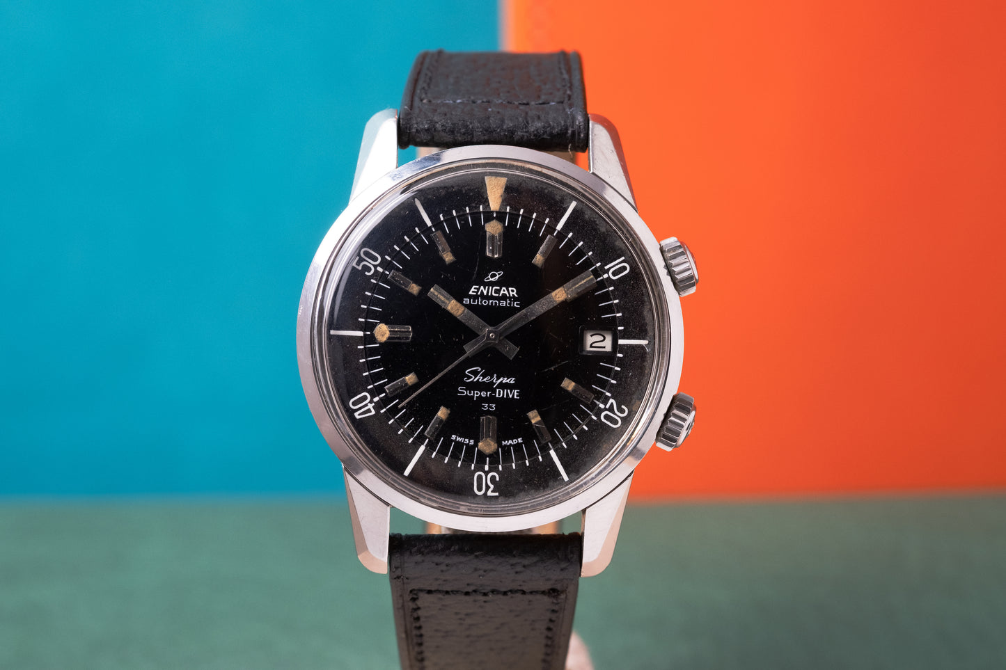 ENICAR Sherpa Super Dive 33 Super Compressor Ref. 125.006 Ex Military(1963)