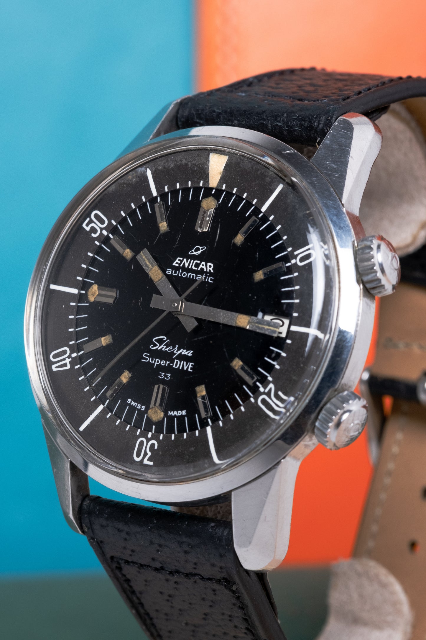 ENICAR Sherpa Super Dive 33 Super Compressor Ref. 125.006 Ex Military(1963)