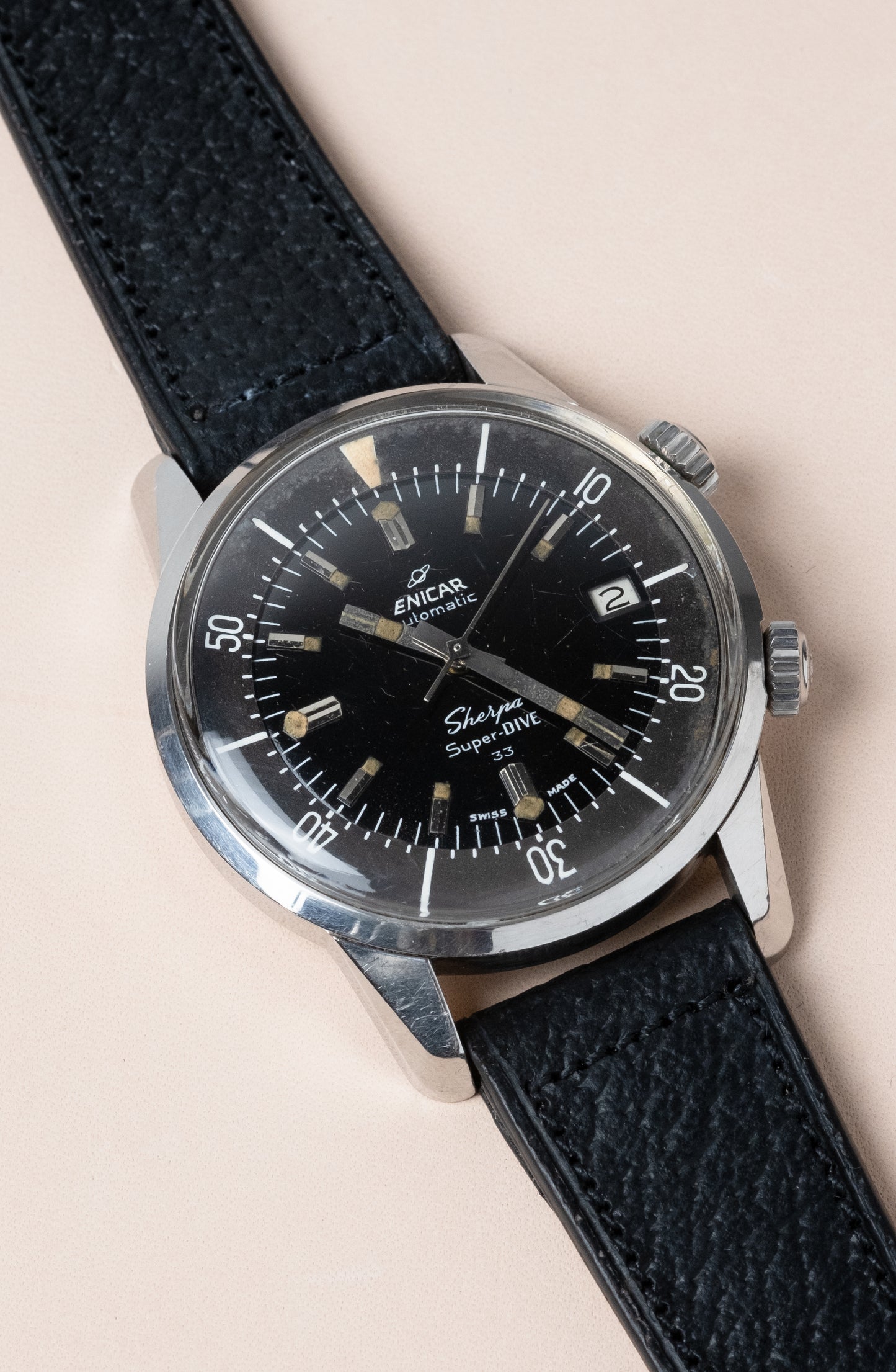 ENICAR Sherpa Super Dive 33 Super Compressor Ref. 125.006 Ex Military(1963)