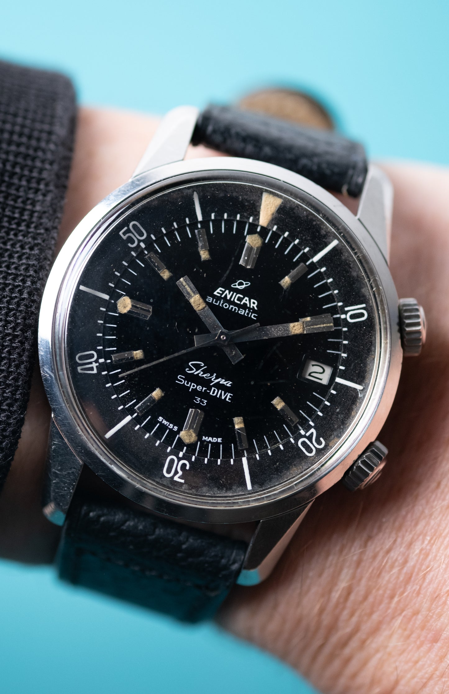 ENICAR Sherpa Super Dive 33 Super Compressor Ref. 125.006 Ex Military(1963)