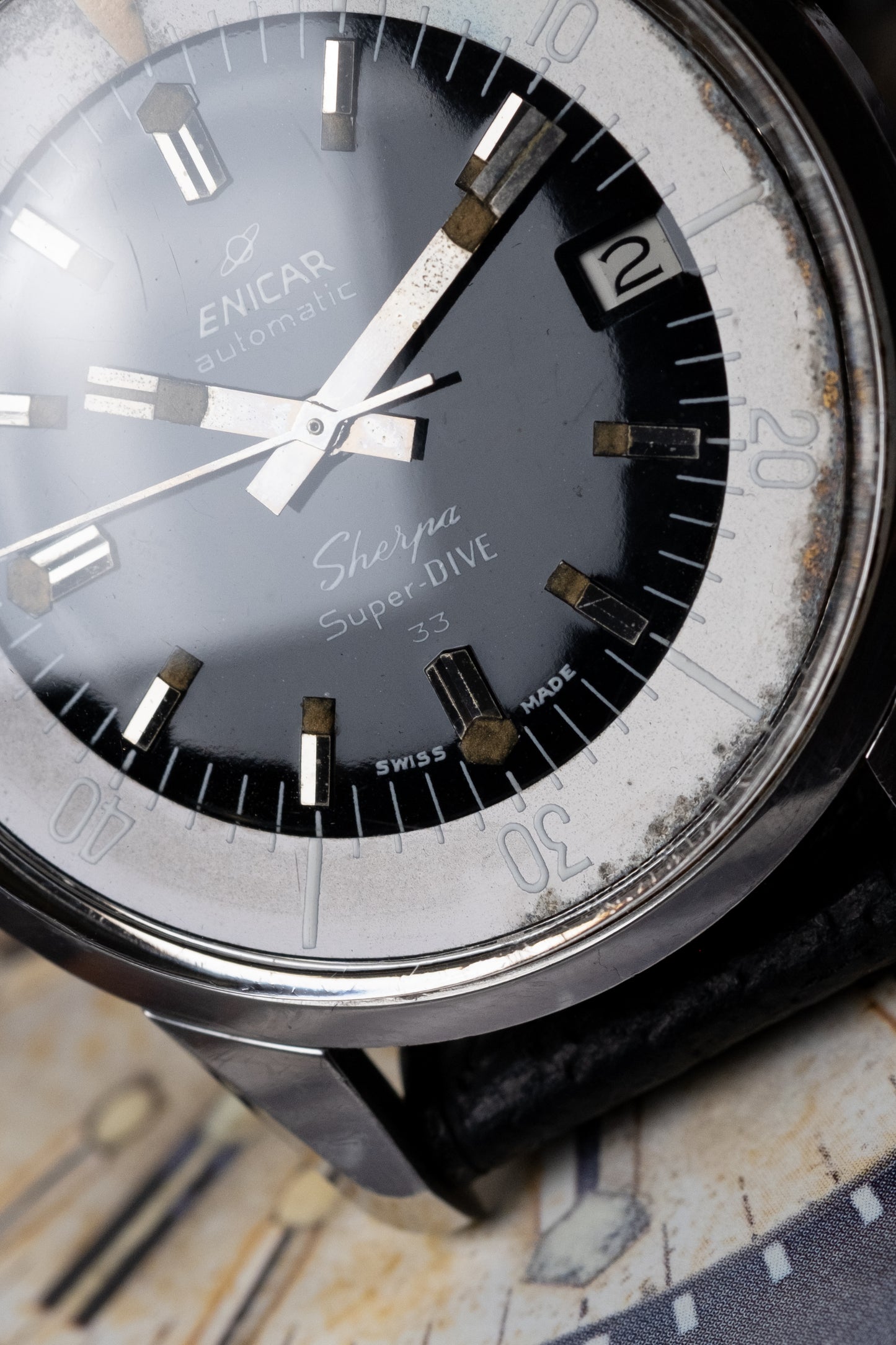 ENICAR Sherpa Super Dive 33 Super Compressor Ref. 125.006 Ex Military(1963)