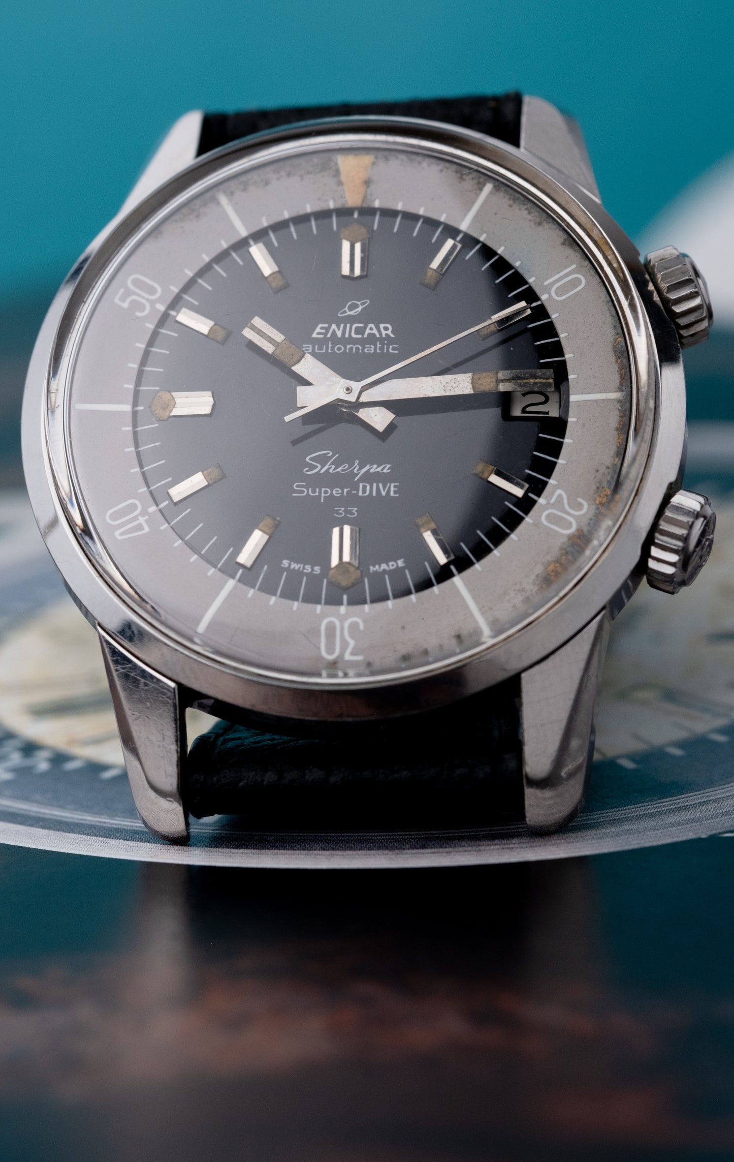 ENICAR Sherpa Super Dive 33 Super Compressor Ref. 125.006 Ex Military(1963)