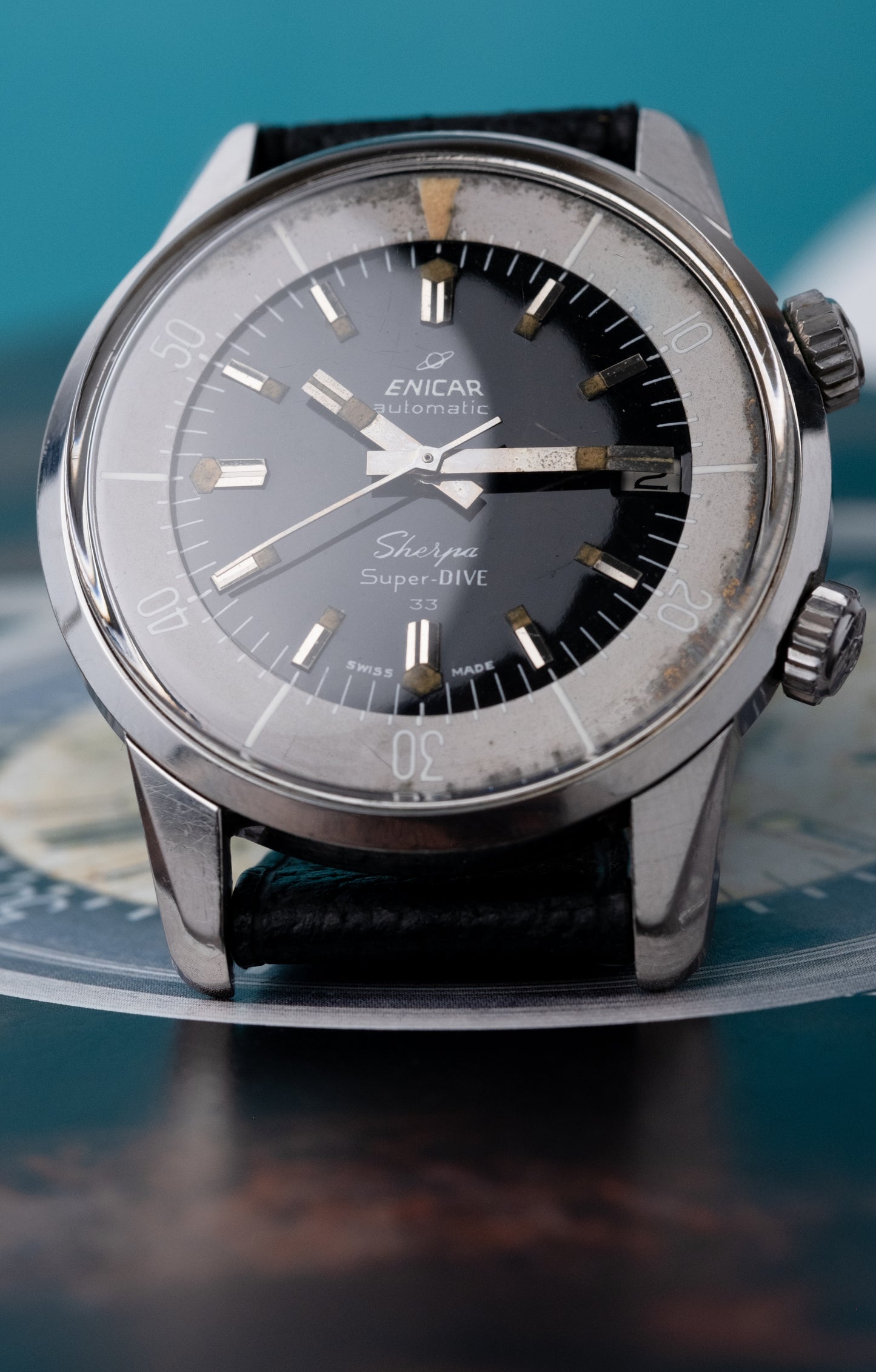 ENICAR Sherpa Super Dive 33 Super Compressor Ref. 125.006 Ex Military(1963)