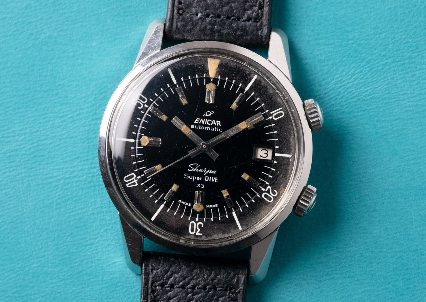 ENICAR Sherpa Super Dive 33 Super Compressor Ref. 125.006 Ex Military(1963)