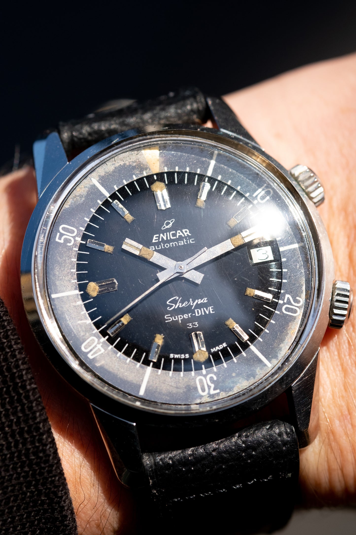 ENICAR Sherpa Super Dive 33 Super Compressor Ref. 125.006 Ex Military(1963)