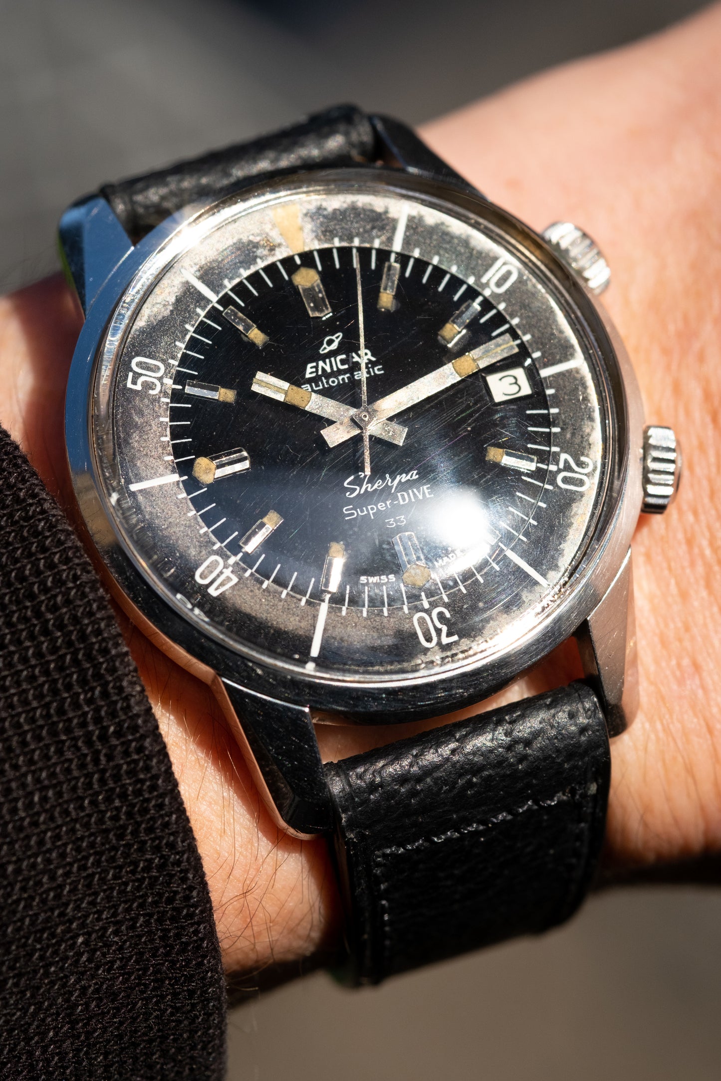 ENICAR Sherpa Super Dive 33 Super Compressor Ref. 125.006 Ex Military(1963)