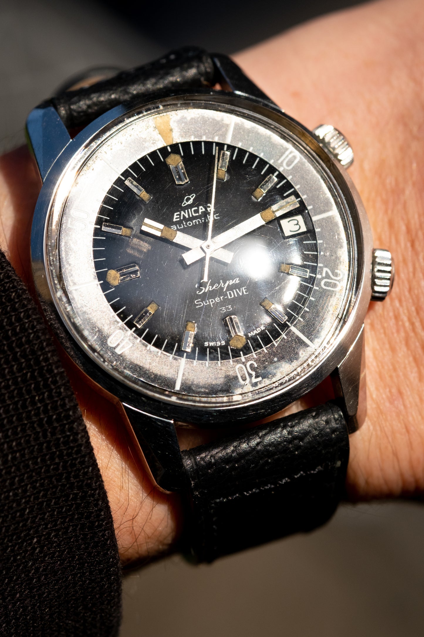 ENICAR Sherpa Super Dive 33 Super Compressor Ref. 125.006 Ex Military(1963)