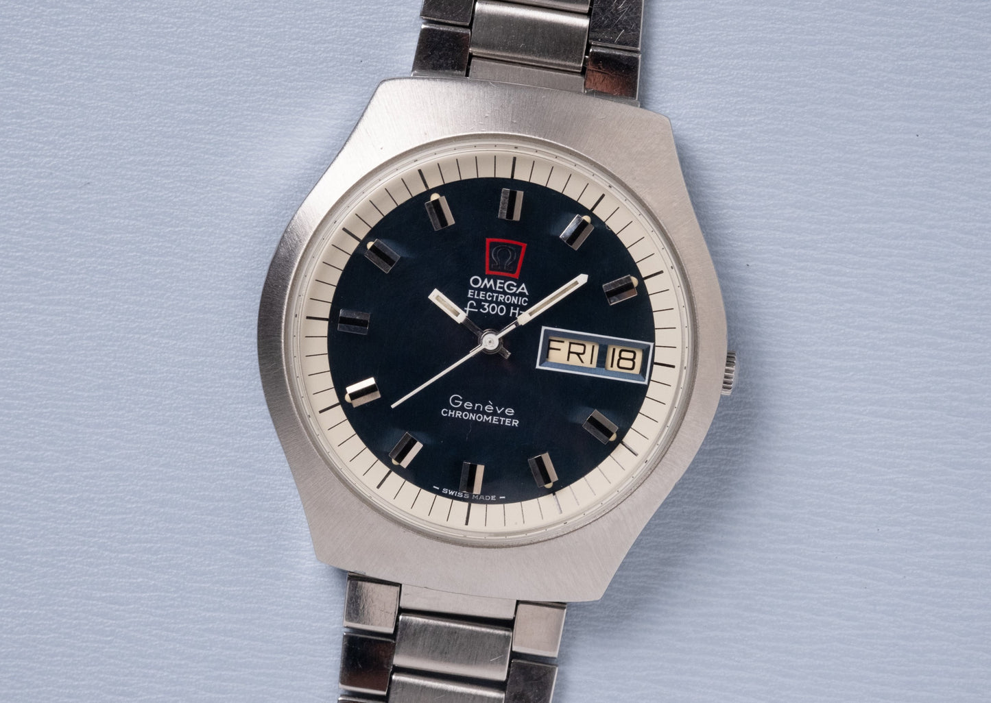 OMEGA f300Hz Geneve  Electronic Chronometer Ref. 198.020 FULL SET (1973)