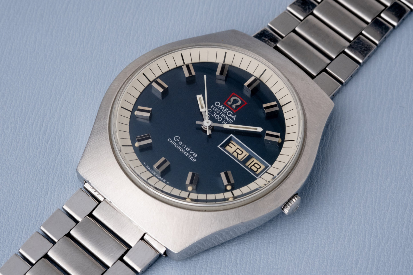 OMEGA f300Hz Geneve  Electronic Chronometer Ref. 198.020 FULL SET (1973)