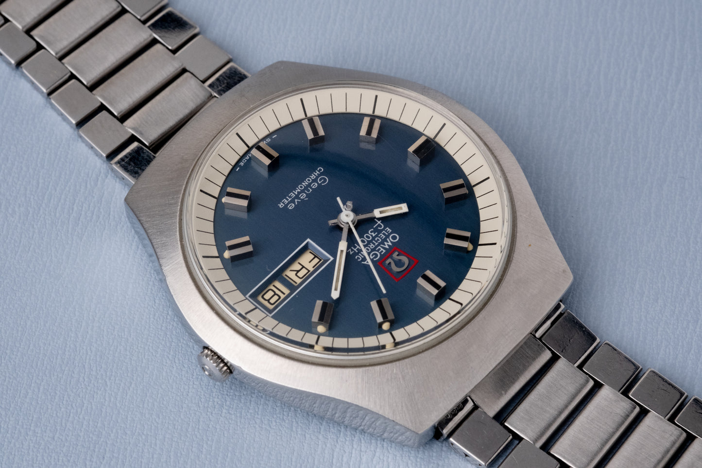 OMEGA f300Hz Geneve  Electronic Chronometer Ref. 198.020 FULL SET (1973)