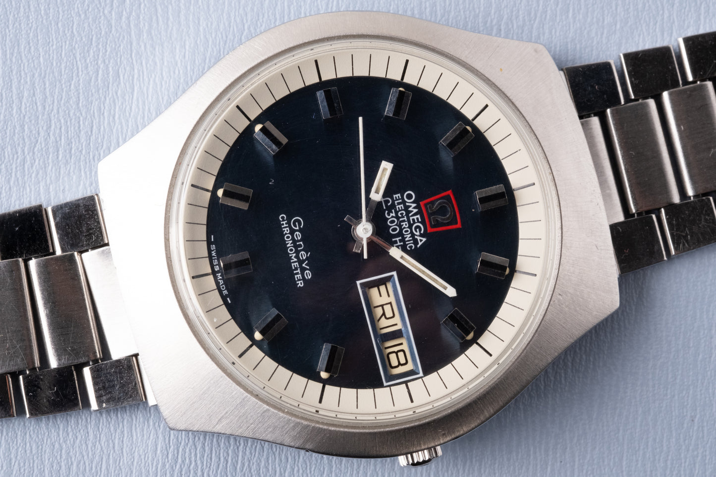 OMEGA f300Hz Geneve  Electronic Chronometer Ref. 198.020 FULL SET (1973)