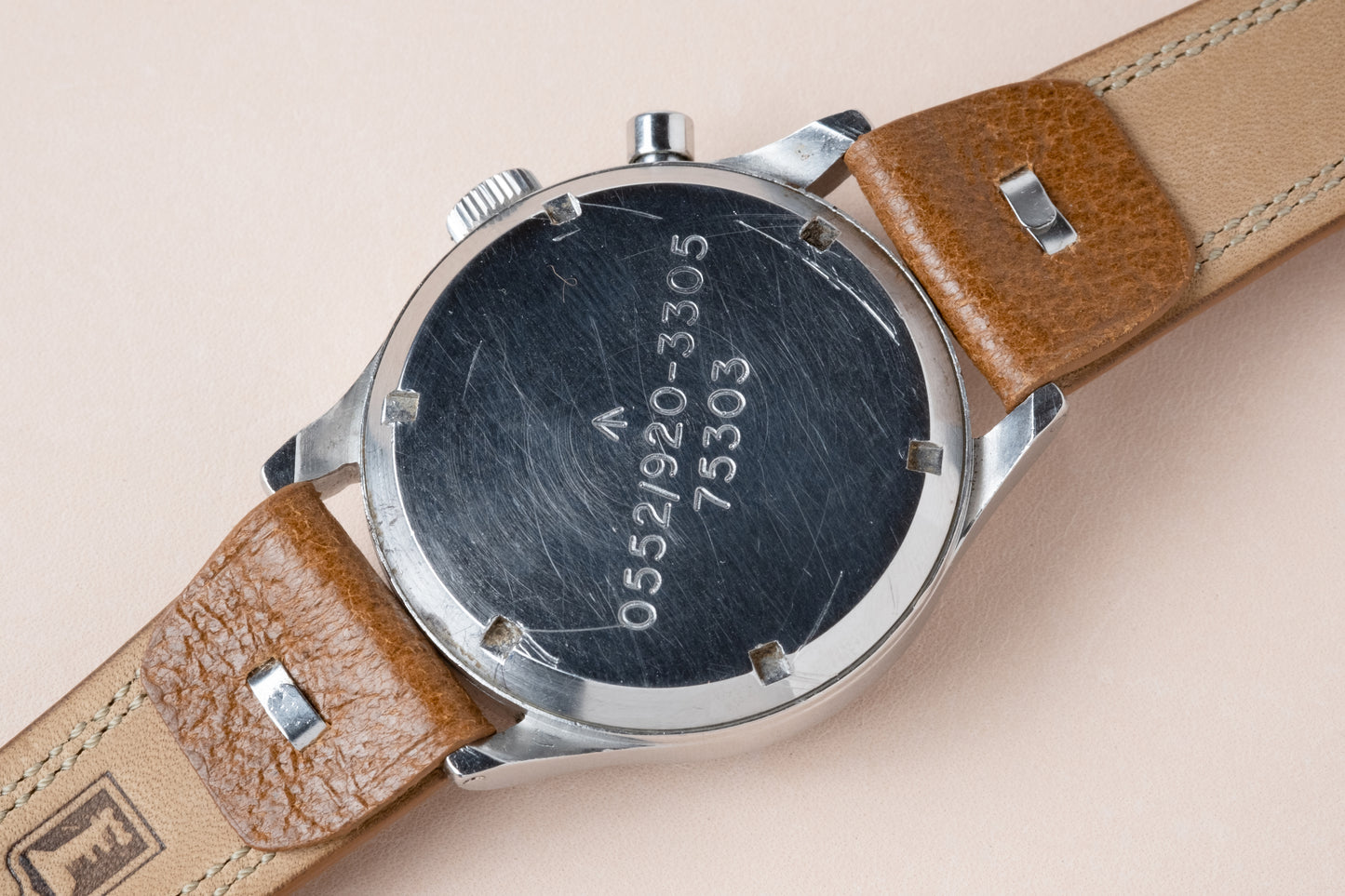 LEMANIA Royal Navy Air Fleet Arm RAF Single Button Military Chronograph Series 2 (c. 1950s)