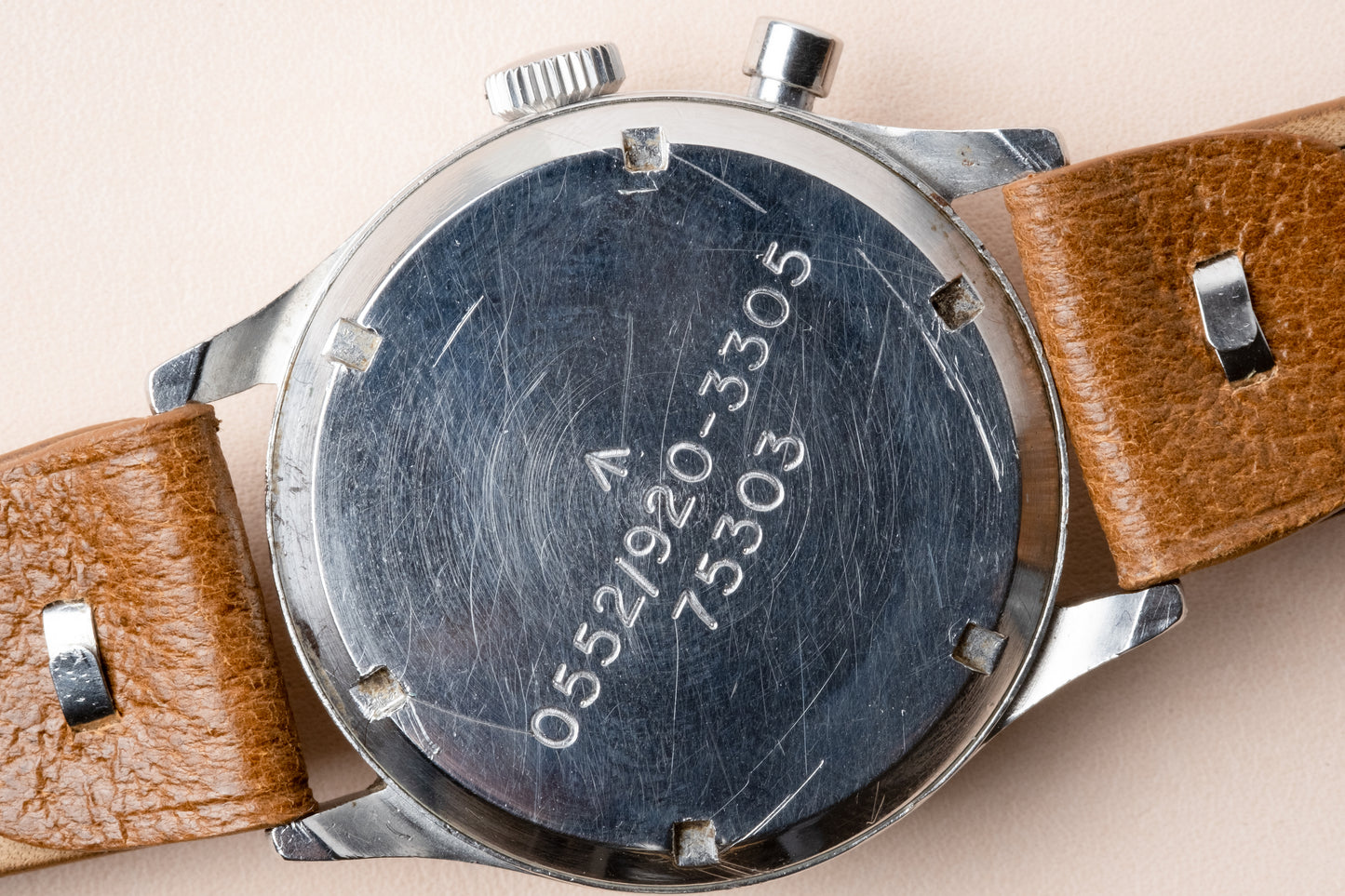 LEMANIA Royal Navy Air Fleet Arm RAF Single Button Military Chronograph Series 2 (c. 1950s)